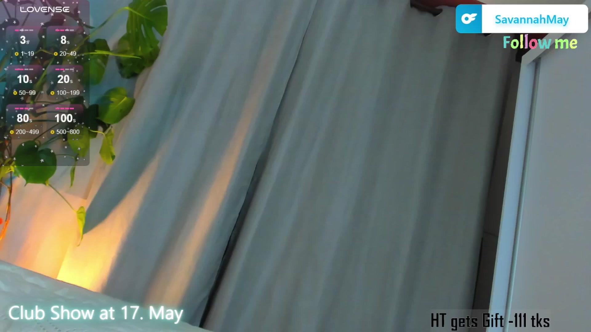 Gallery image thumbnail from SavannahMay's myfreecams stream on, 05/07/2025, 21:17 image 13 of 20