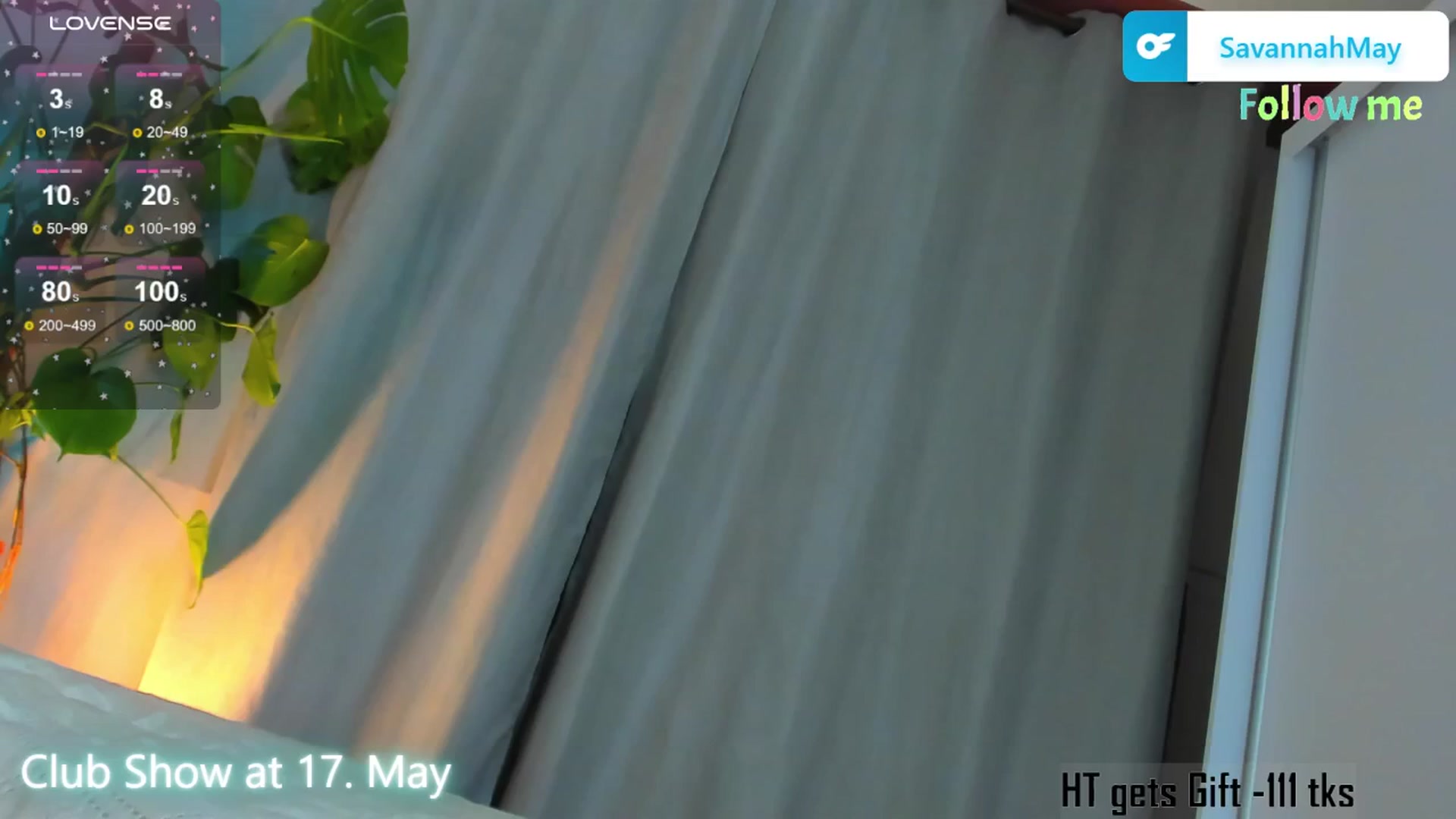 Gallery image thumbnail from SavannahMay's myfreecams stream on, 05/07/2025, 21:17 image 12 of 20