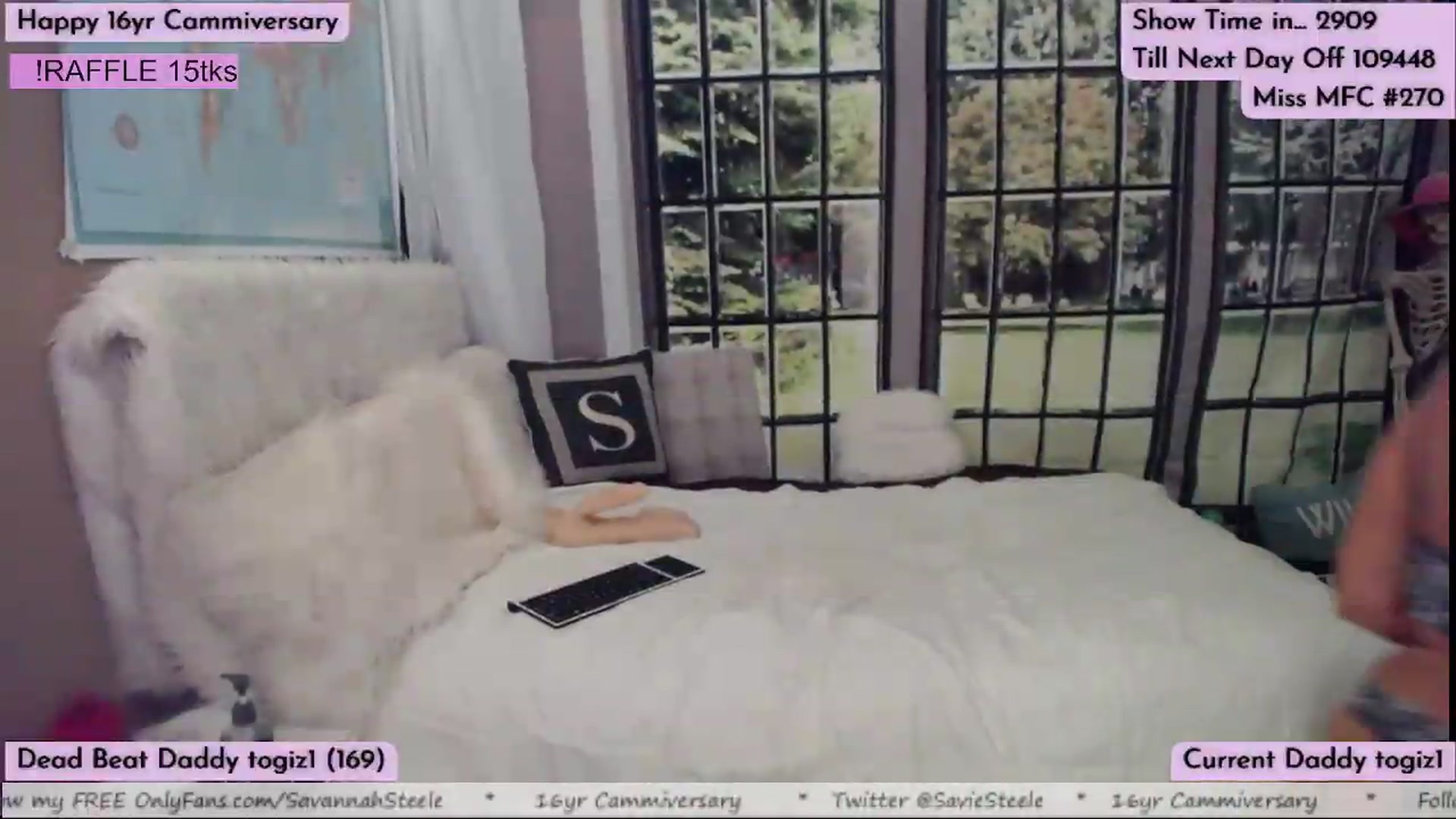 Gallery image thumbnail from SavannahSteel's myfreecams stream on, 06/09/2026, 04:04 image 2 of 20