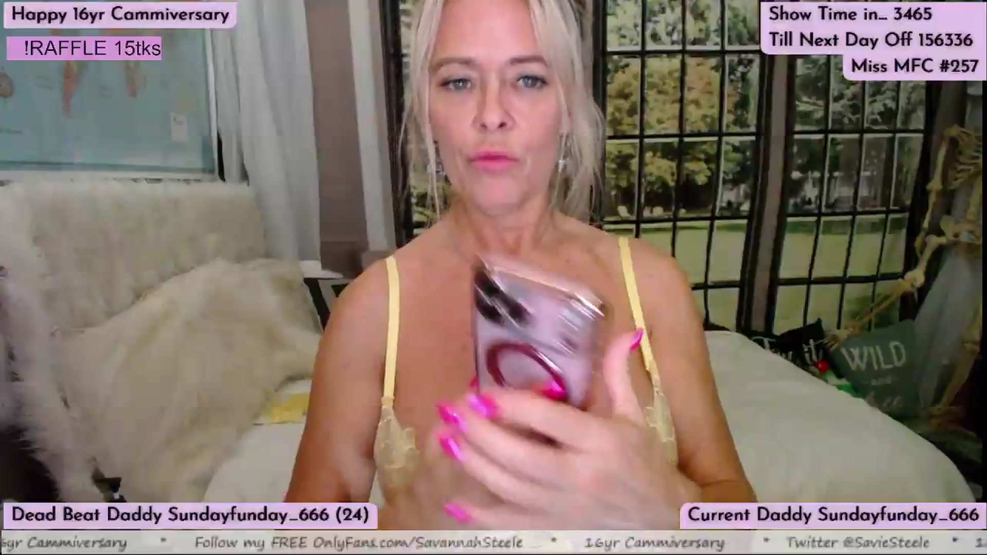 Gallery image thumbnail from SavannahSteel's myfreecams stream on, 07/21/2026, 04:03 image 8 of 20