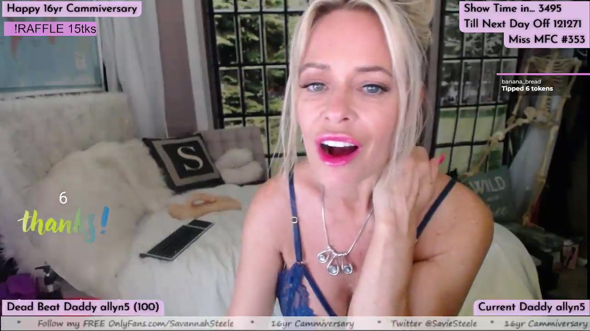 Gallery image thumbnail from SavannahSteel's myfreecams stream on, 08/04/2026, 18:35 image 8 of 20