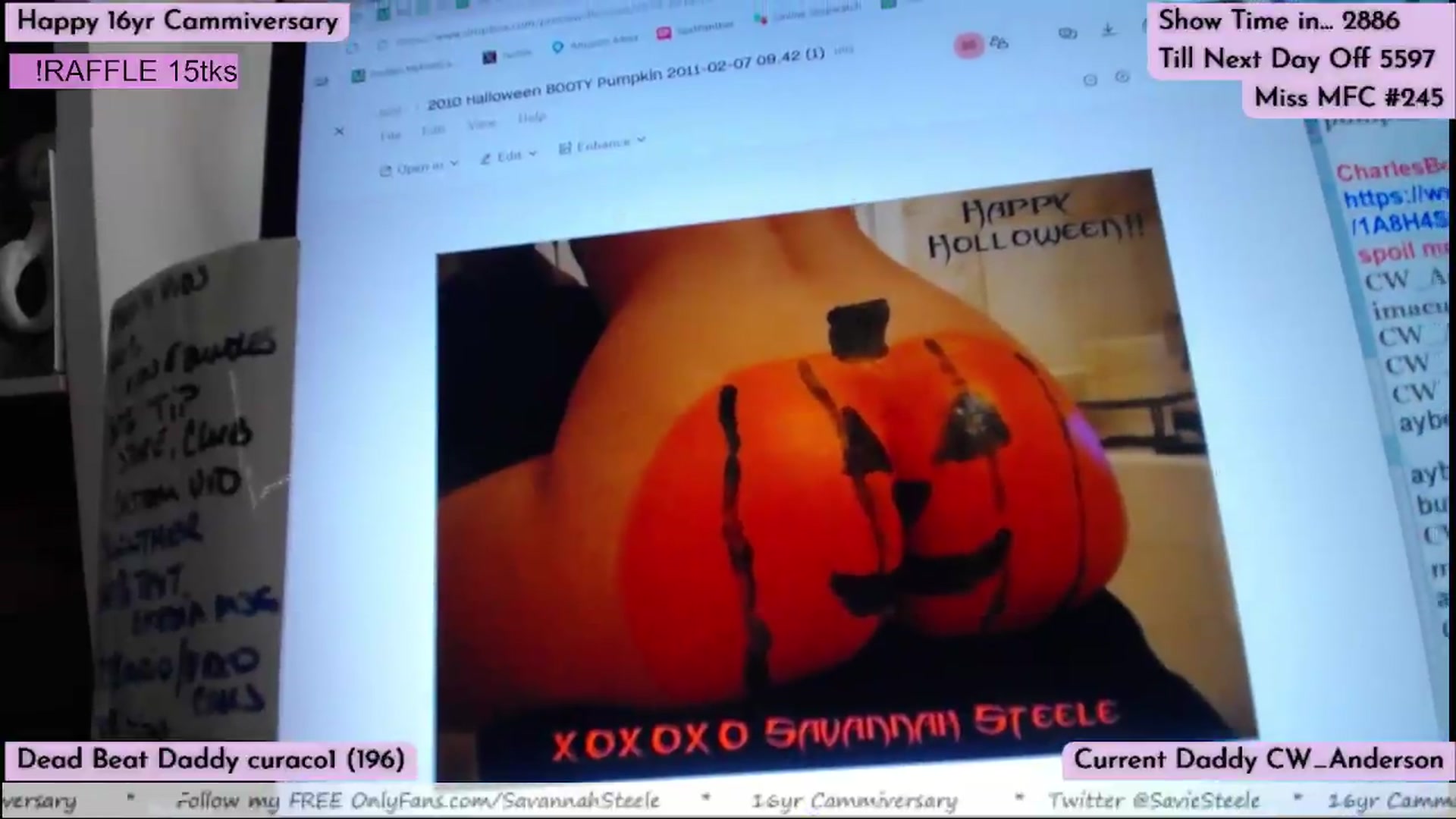 Gallery image thumbnail from SavannahSteel's myfreecams stream on, 09/17/2026, 22:20 image 16 of 20