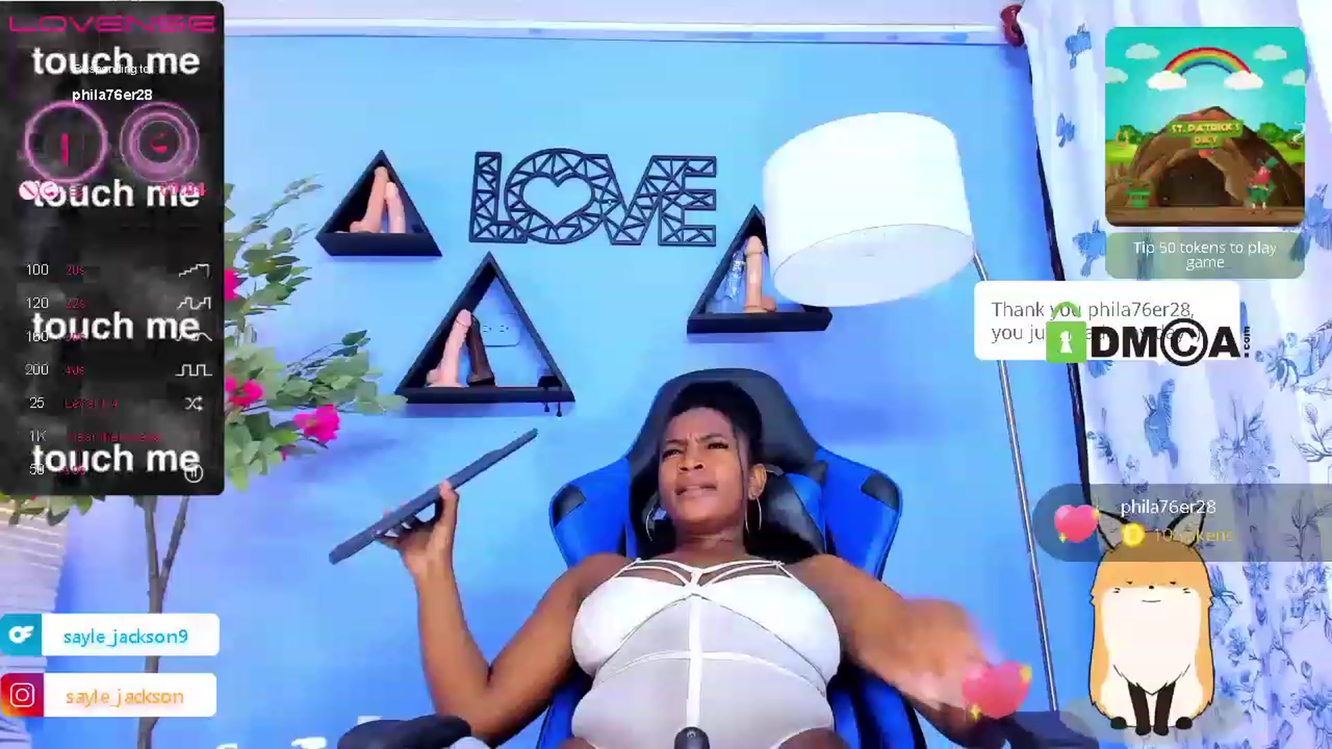 Gallery image thumbnail from Sayle_Jackson's myfreecams stream on, 03/23/2023, 17:30 image 14 of 20