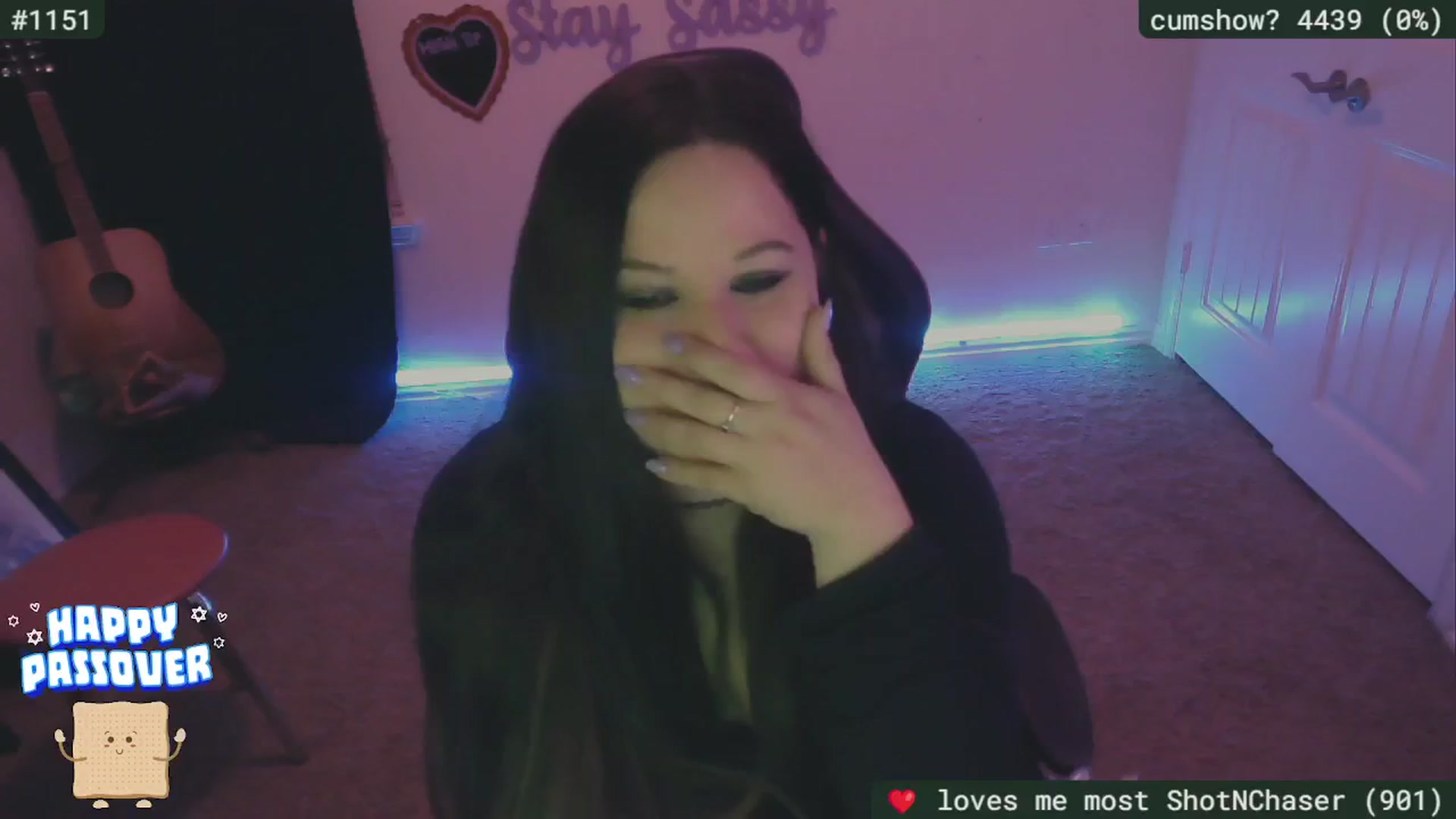 Gallery image thumbnail from SederSarah94's myfreecams stream on, 04/25/2024, 03:29 image 13 of 20