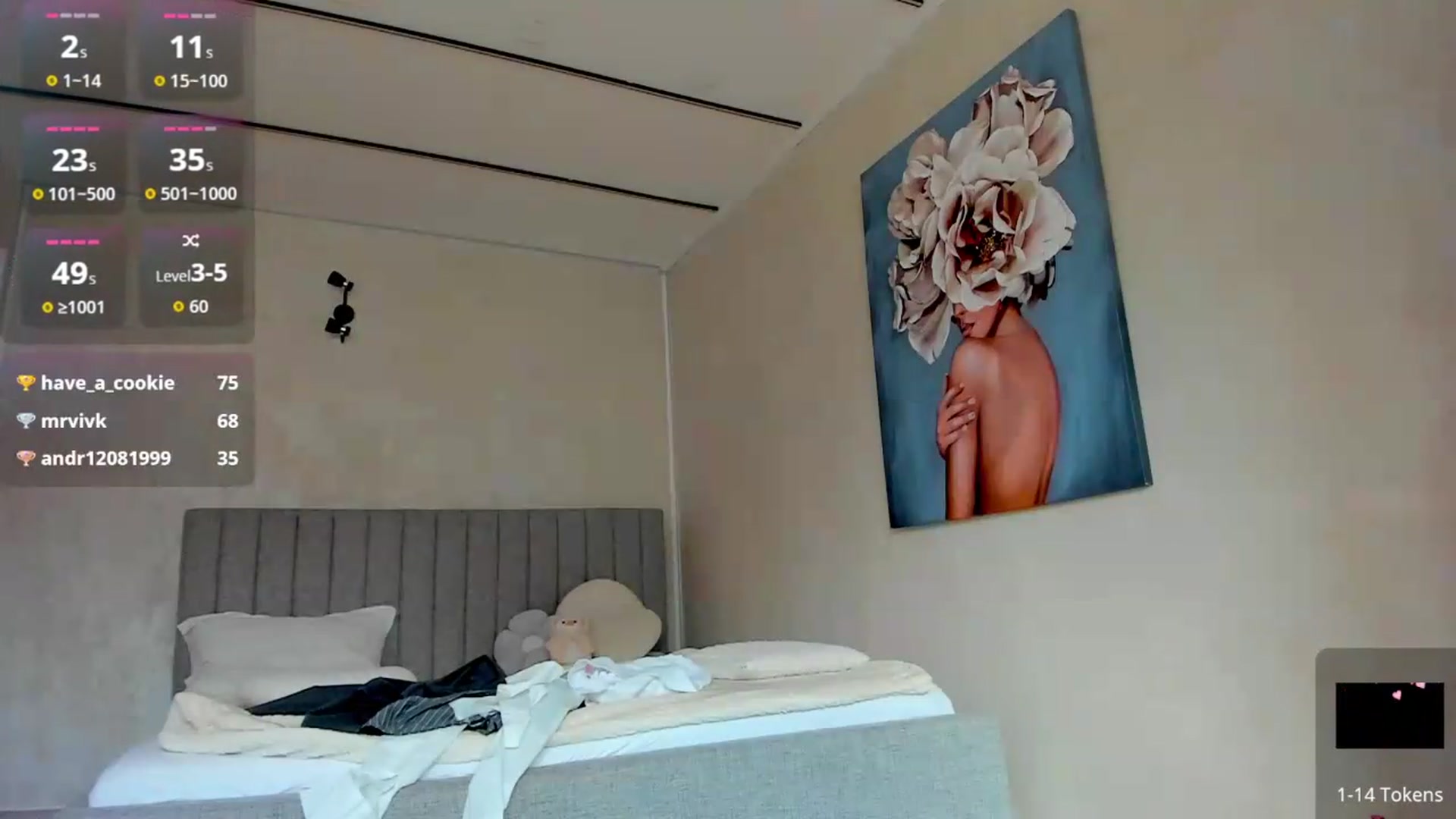 Gallery image thumbnail from Selena_Reeves's myfreecams stream on, 09/12/2026, 11:31 image 16 of 20