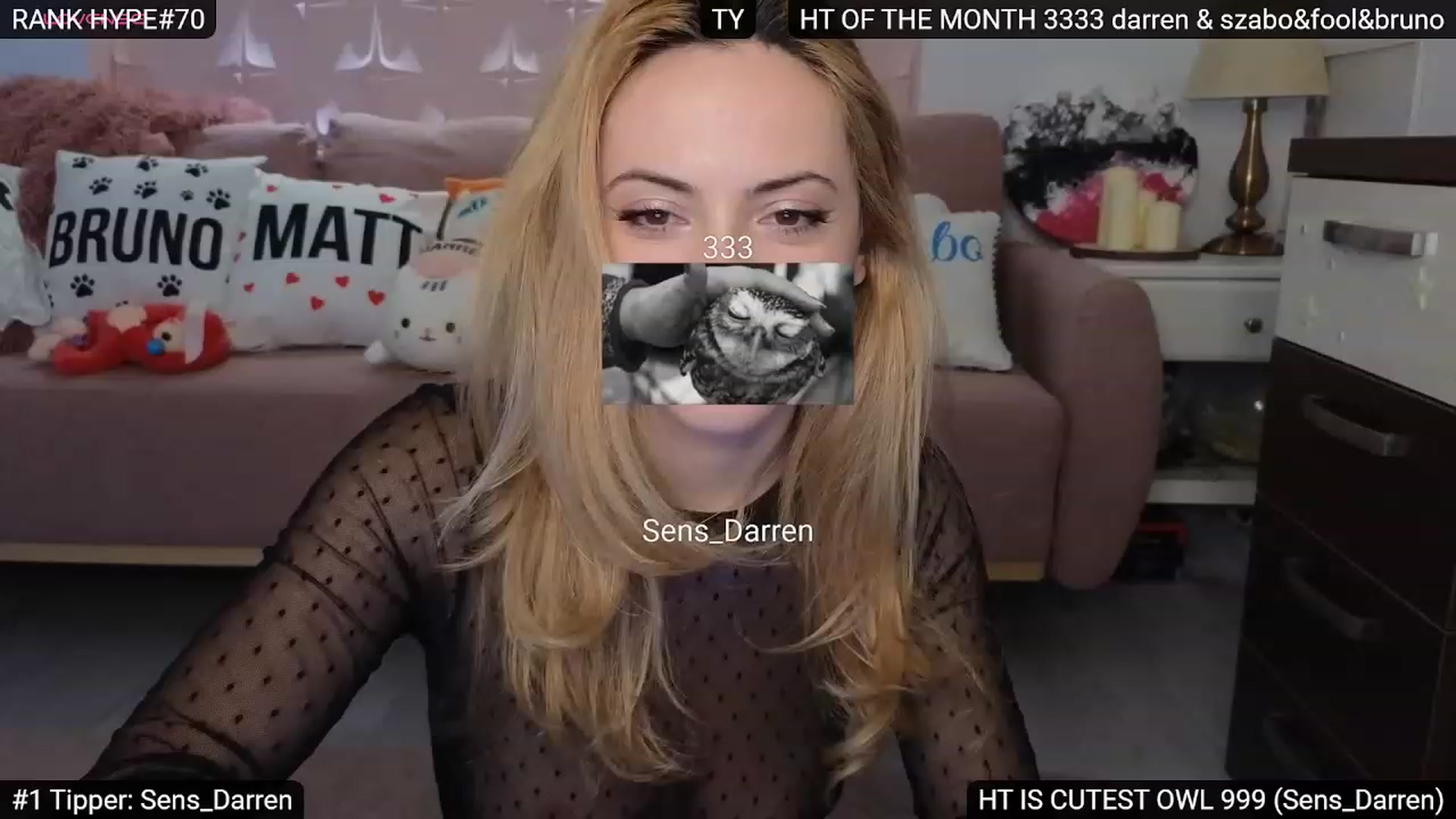 Gallery image thumbnail from Sensationowl_'s myfreecams stream on, 01/08/2024, 08:05 image 20 of 20