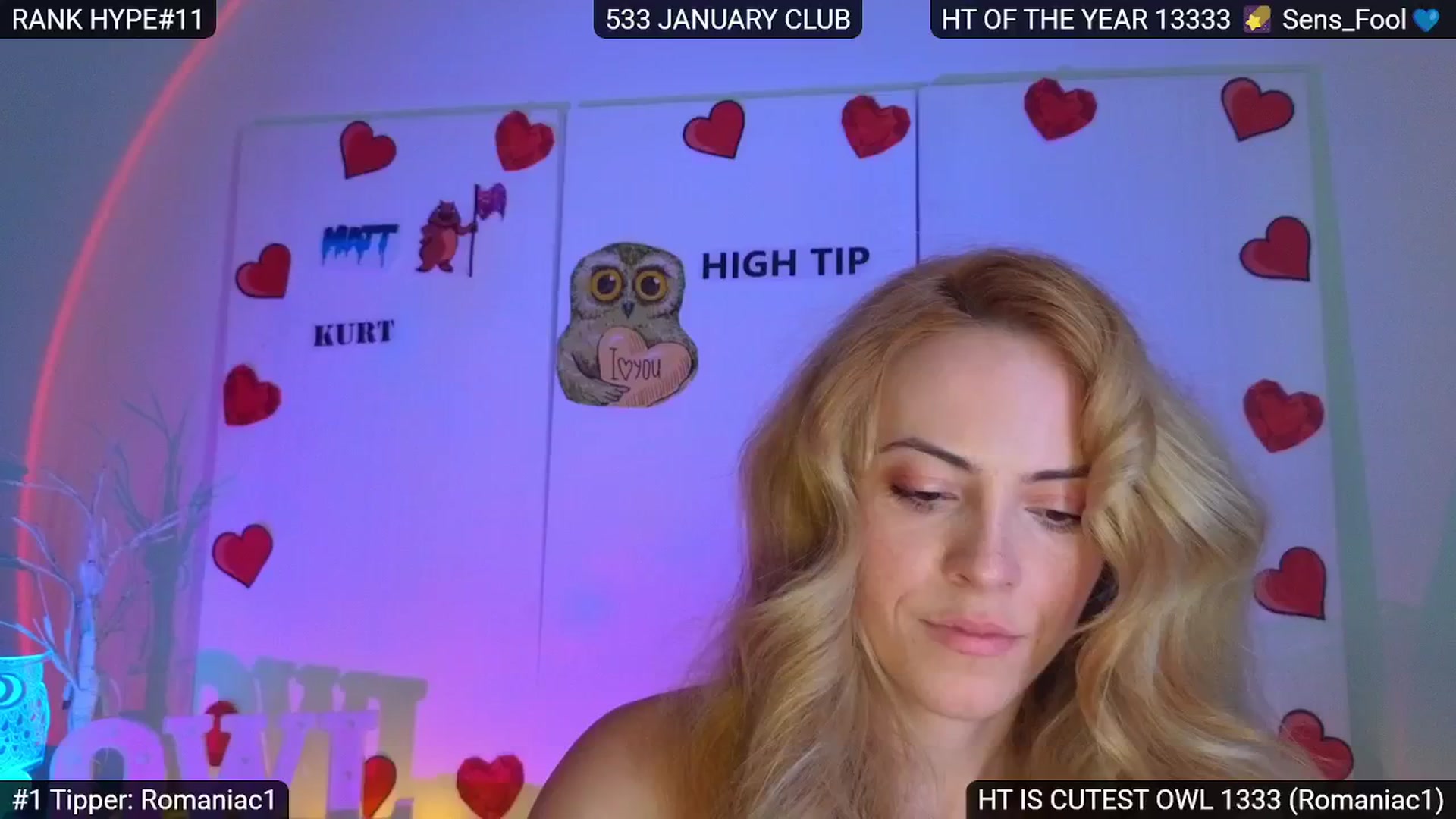Gallery image thumbnail from Sensationowl_'s myfreecams stream on, 02/01/2025, 08:43 image 17 of 20