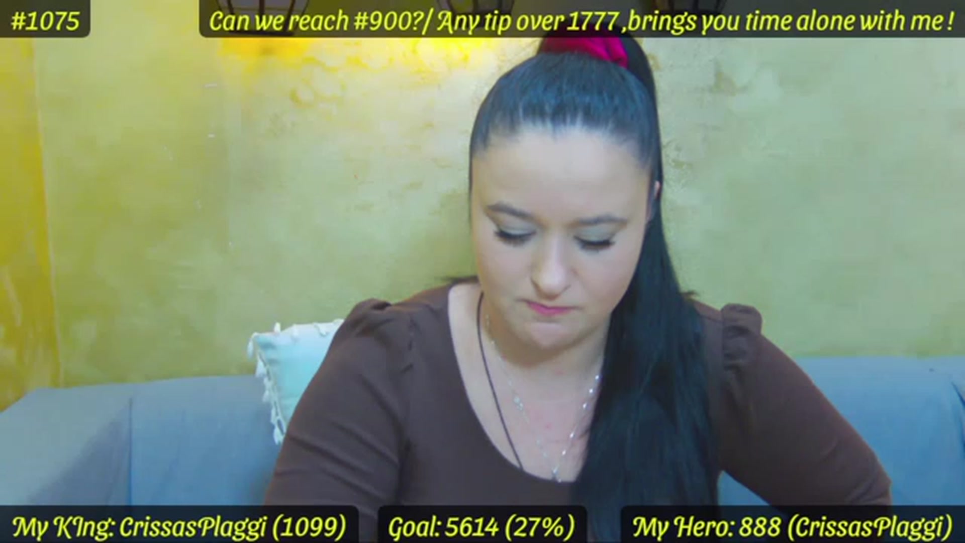 Gallery image thumbnail from SensualCrissa's myfreecams stream on, 03/27/2023, 11:53 image 15 of 20