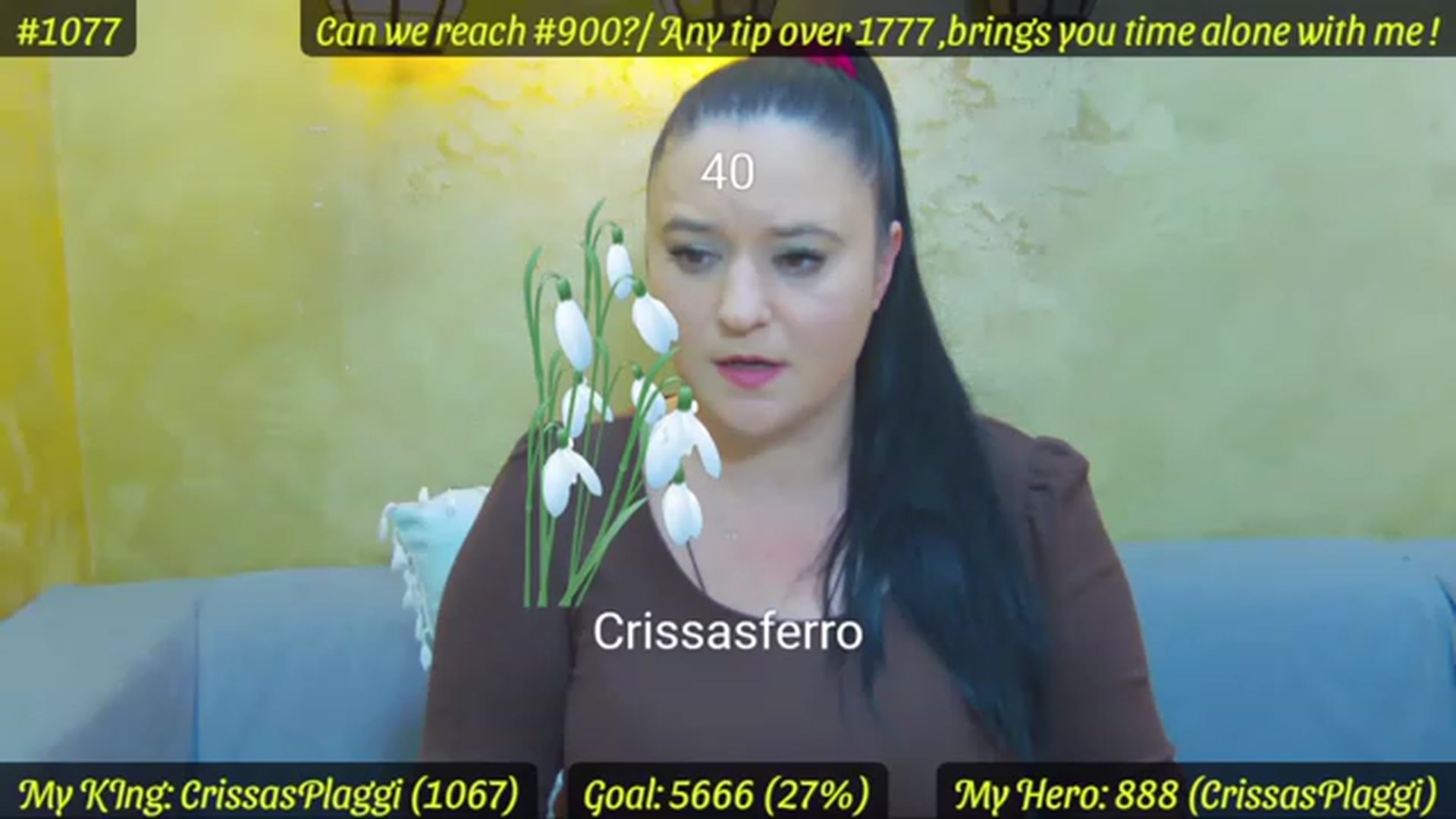 Gallery image thumbnail from SensualCrissa's myfreecams stream on, 03/27/2023, 11:53 image 12 of 20