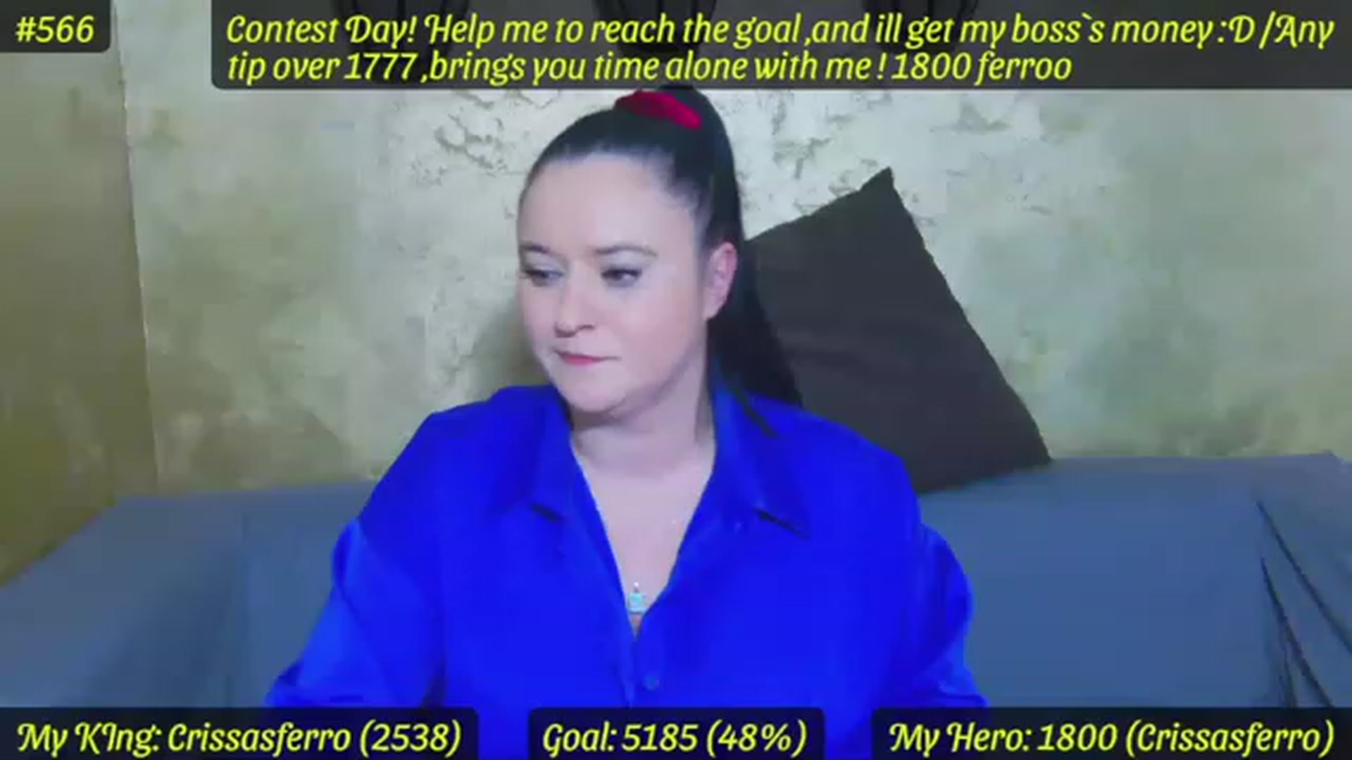 Gallery image thumbnail from SensualCrissa's myfreecams stream on, 04/01/2023, 12:12 image 2 of 20