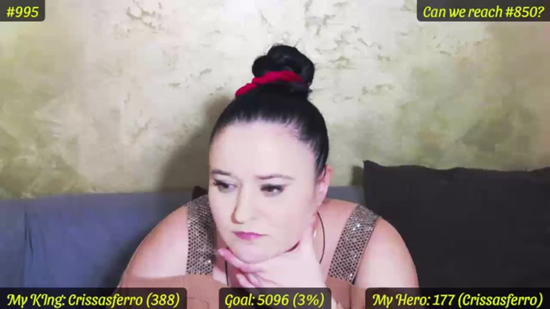 Gallery image thumbnail from SensualCrissa's myfreecams stream on, 04/07/2023, 12:18 image 4 of 20