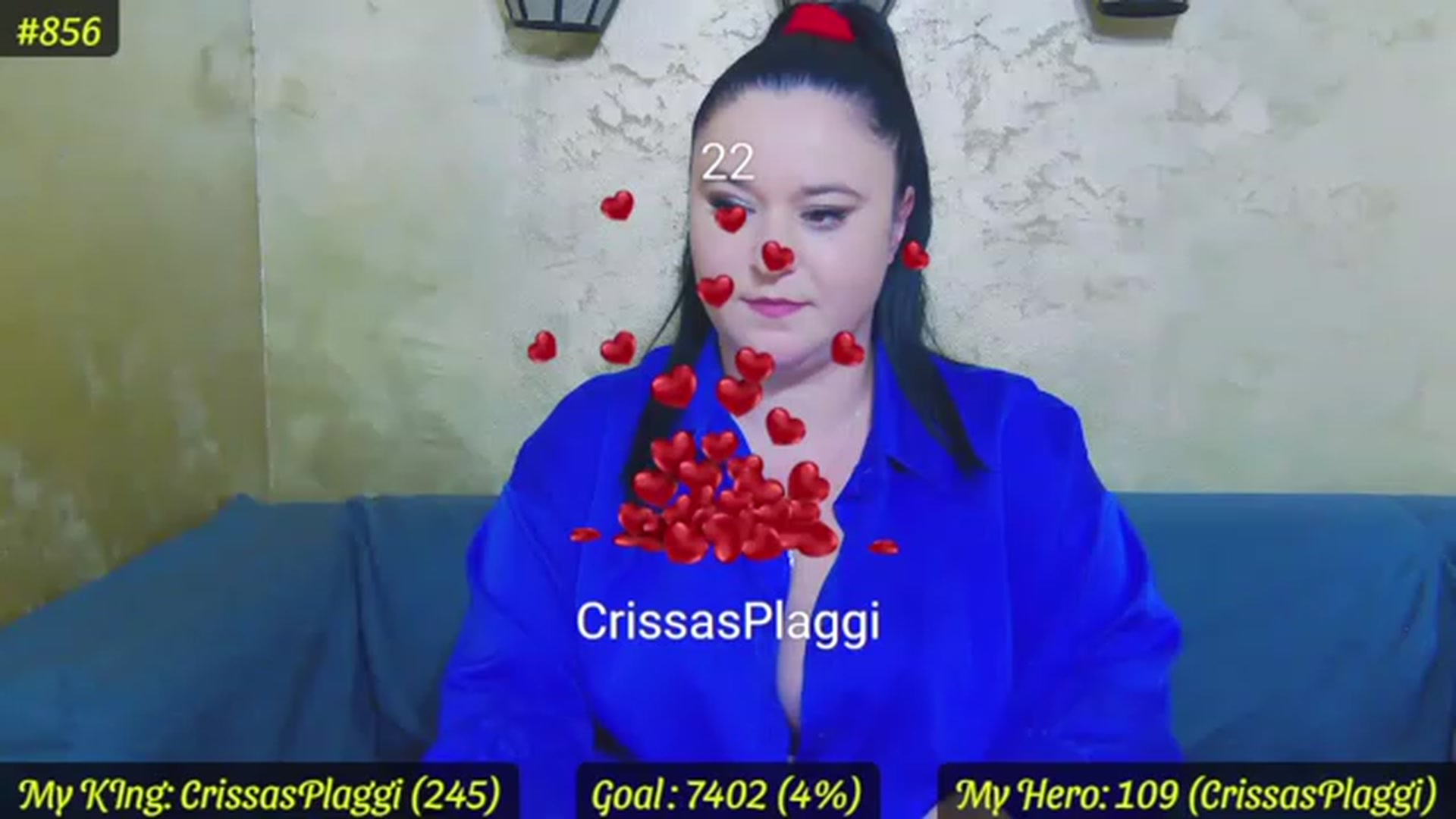 Gallery image thumbnail from SensualCrissa's myfreecams stream on, 06/12/2023, 07:33 image 10 of 20