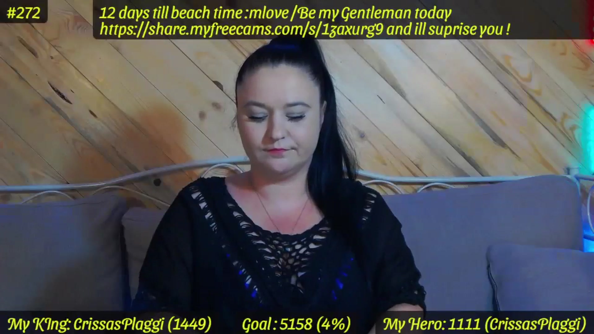 Gallery image thumbnail from SensualCrissa's myfreecams stream on, 08/12/2023, 11:57 image 12 of 20