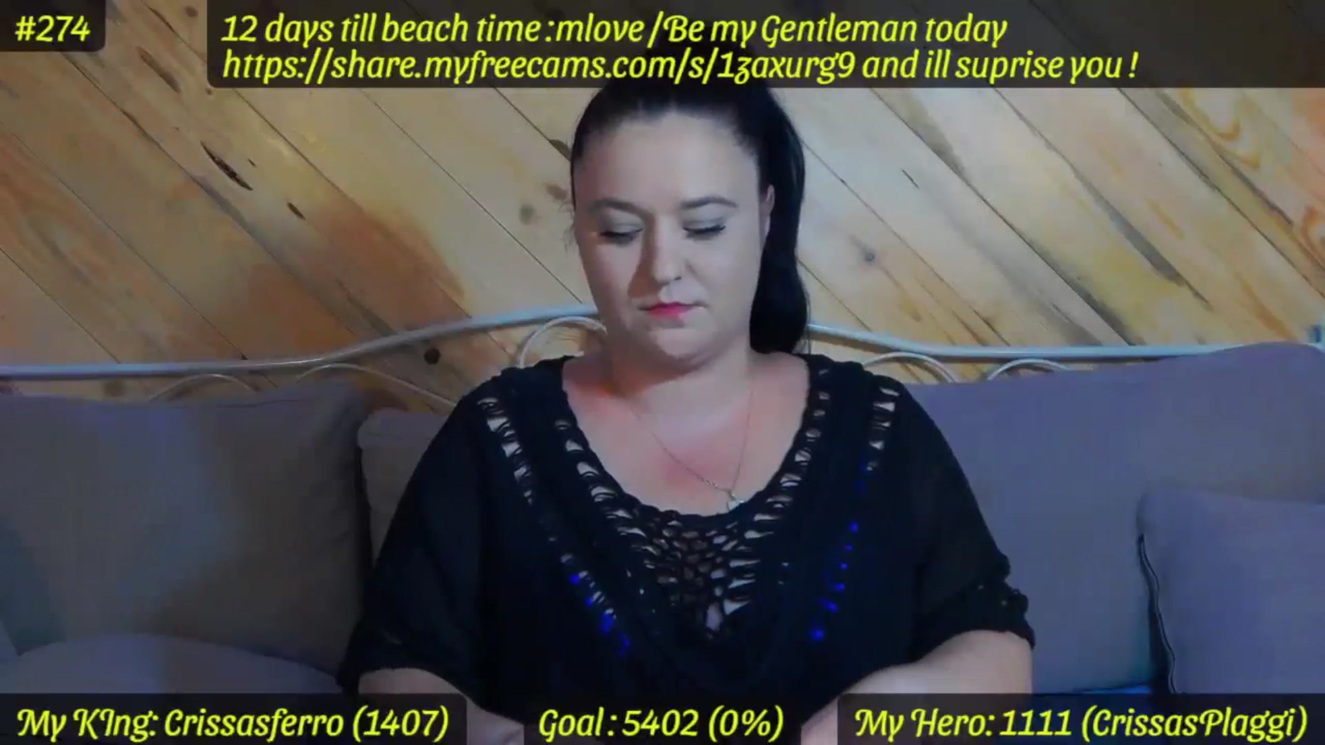 Gallery image thumbnail from SensualCrissa's myfreecams stream on, 08/12/2023, 11:57 image 2 of 20