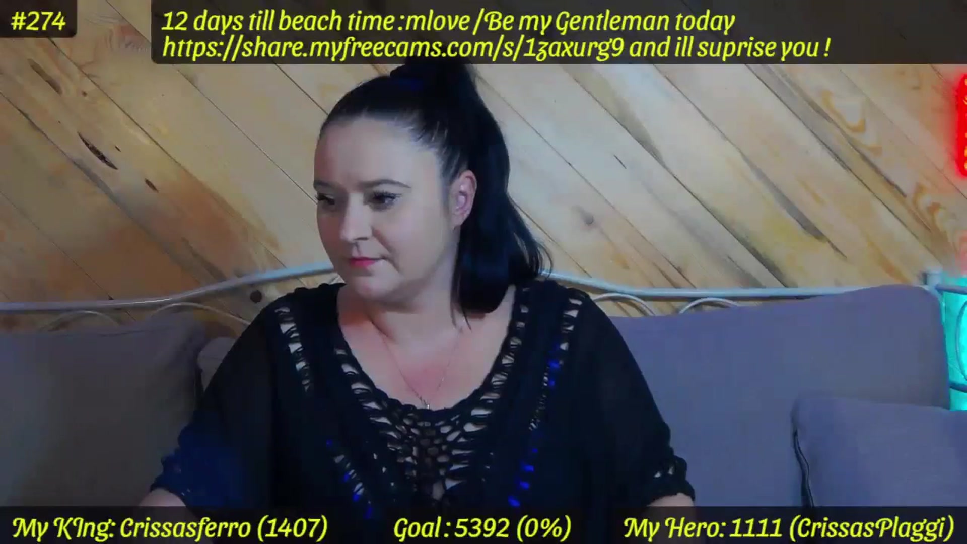 Gallery image thumbnail from SensualCrissa's myfreecams stream on, 08/12/2023, 11:57 image 5 of 20