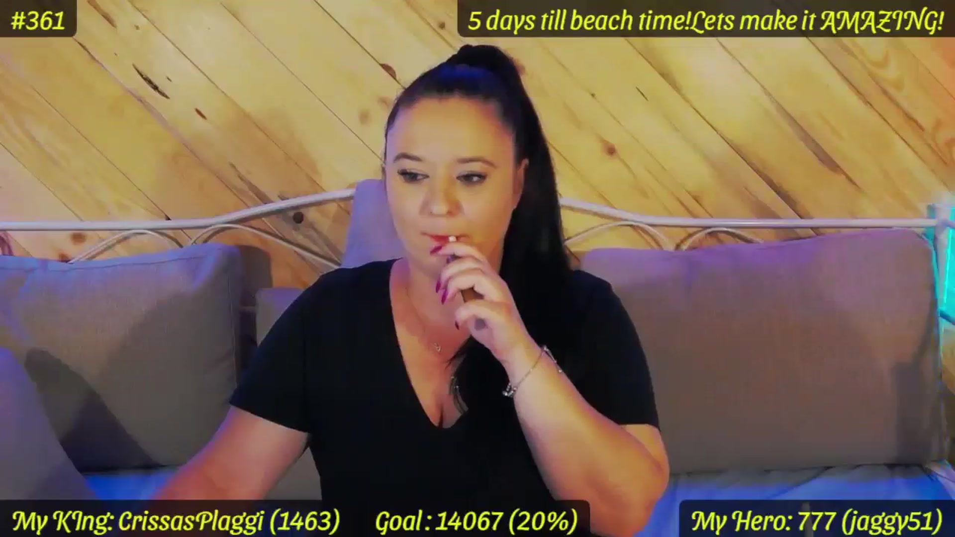 Gallery image thumbnail from SensualCrissa's myfreecams stream on, 08/19/2023, 11:56 image 8 of 20