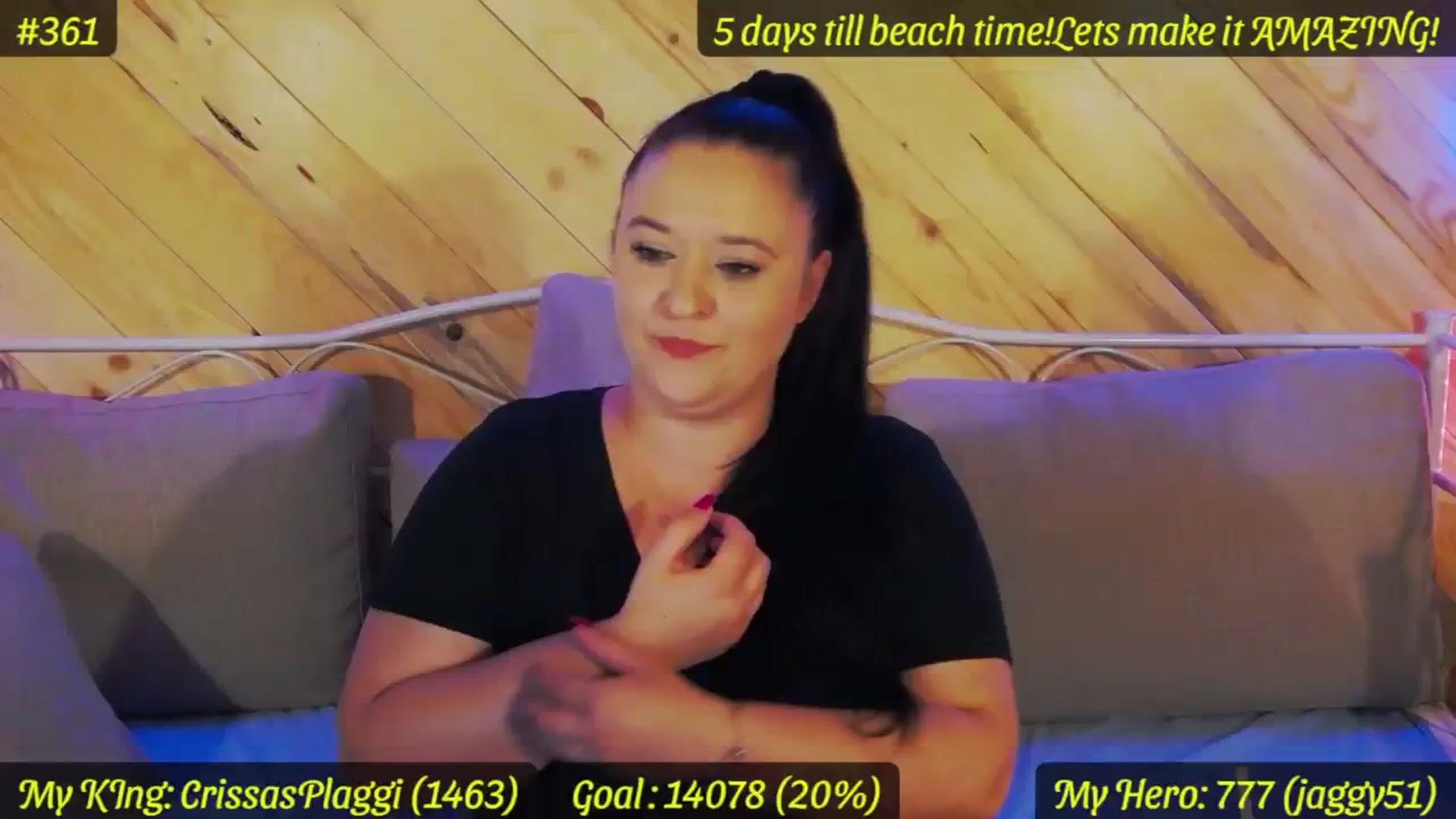 Gallery image thumbnail from SensualCrissa's myfreecams stream on, 08/19/2023, 11:56 image 7 of 20