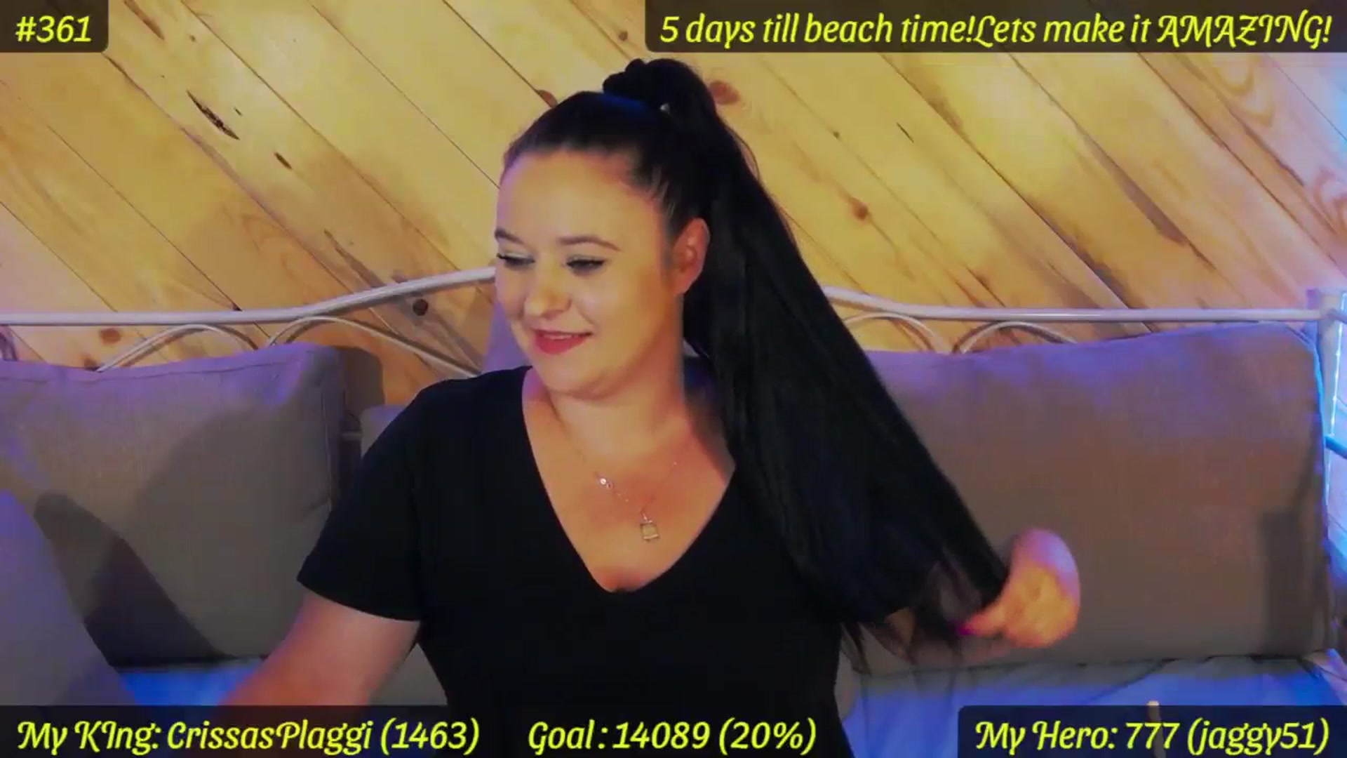 Gallery image thumbnail from SensualCrissa's myfreecams stream on, 08/19/2023, 11:56 image 6 of 20