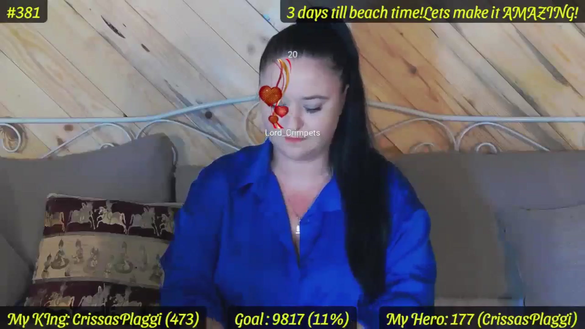 Gallery image thumbnail from SensualCrissa's myfreecams stream on, 08/21/2023, 07:36 image 7 of 20