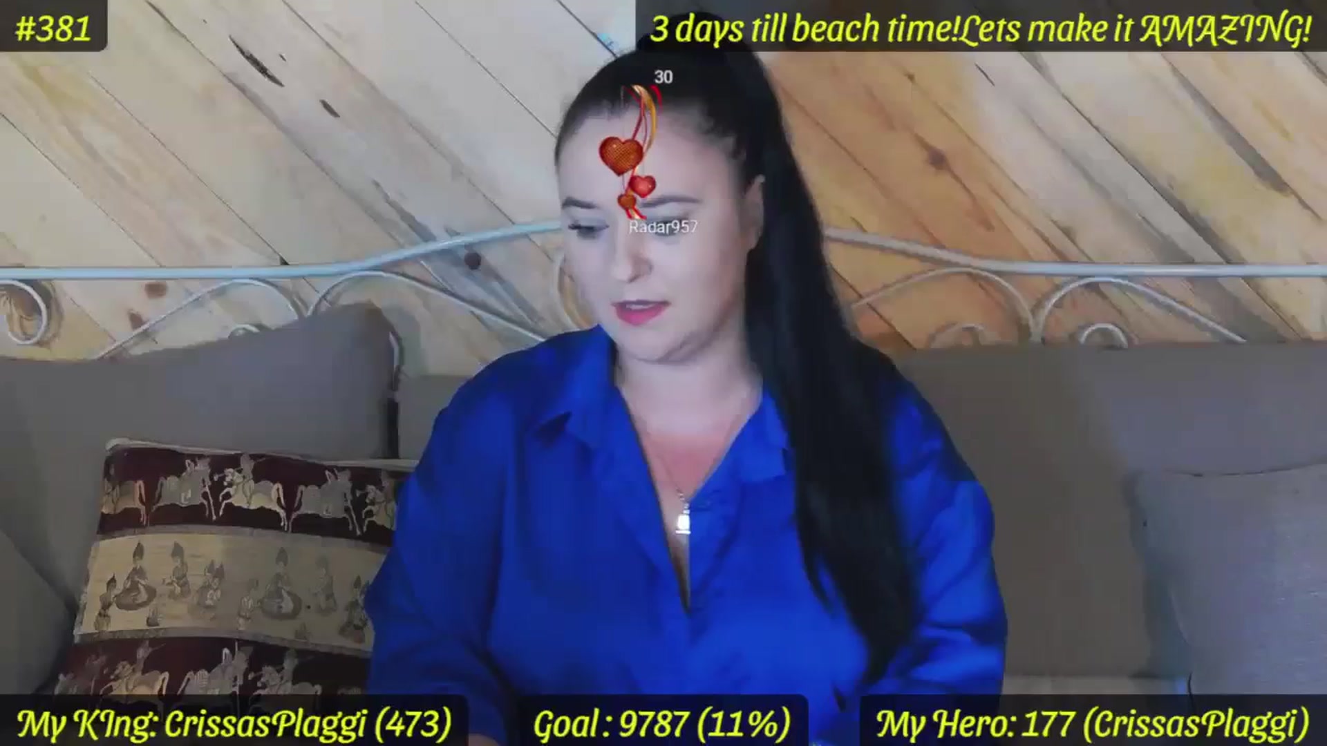 Gallery image thumbnail from SensualCrissa's myfreecams stream on, 08/21/2023, 07:36 image 8 of 20