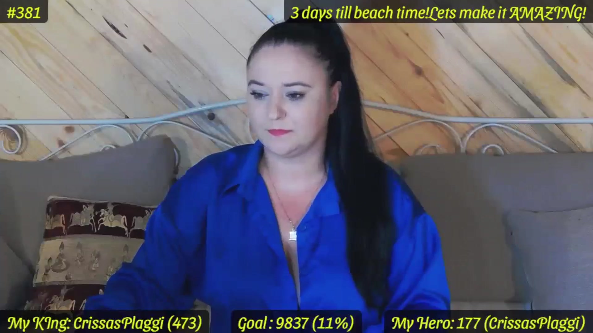 Gallery image thumbnail from SensualCrissa's myfreecams stream on, 08/21/2023, 07:36 image 5 of 20