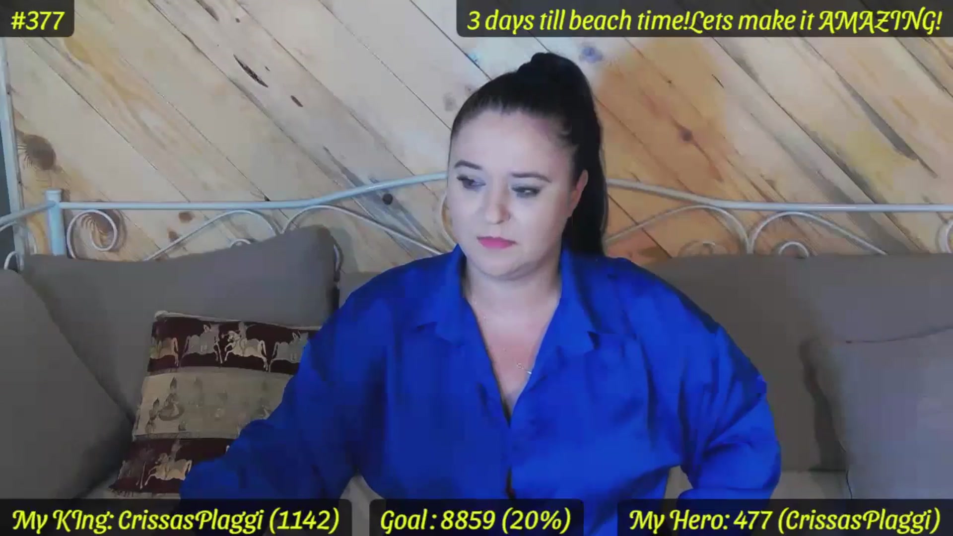 Gallery image thumbnail from SensualCrissa's myfreecams stream on, 08/21/2023, 10:44 image 9 of 20
