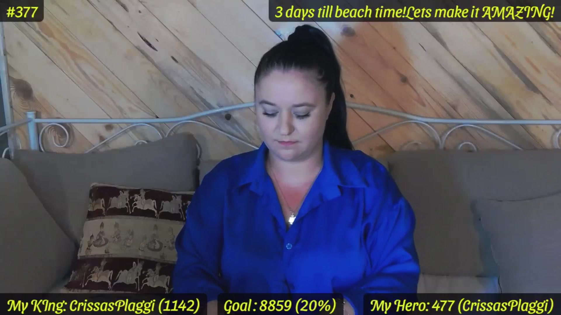 Gallery image thumbnail from SensualCrissa's myfreecams stream on, 08/21/2023, 10:44 image 16 of 20