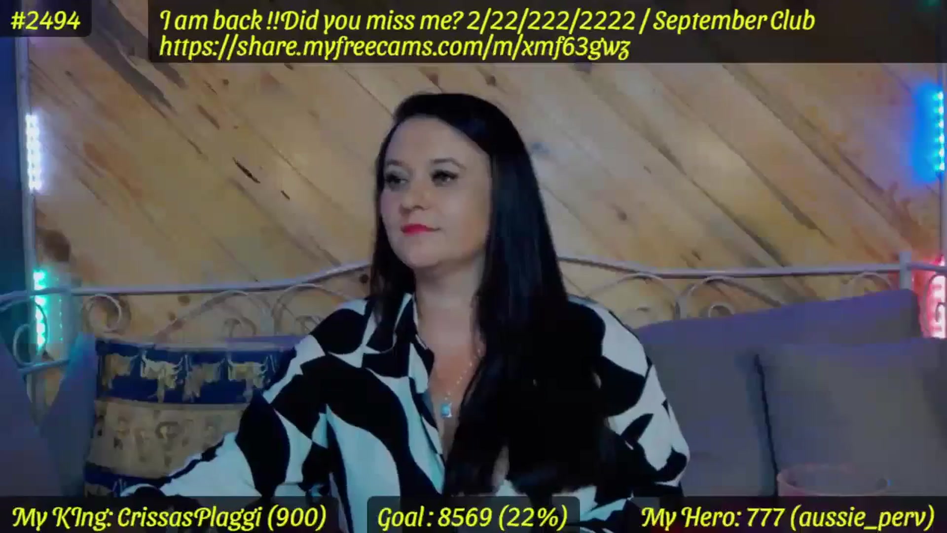 Gallery image thumbnail from SensualCrissa's myfreecams stream on, 09/08/2023, 12:11 image 17 of 20