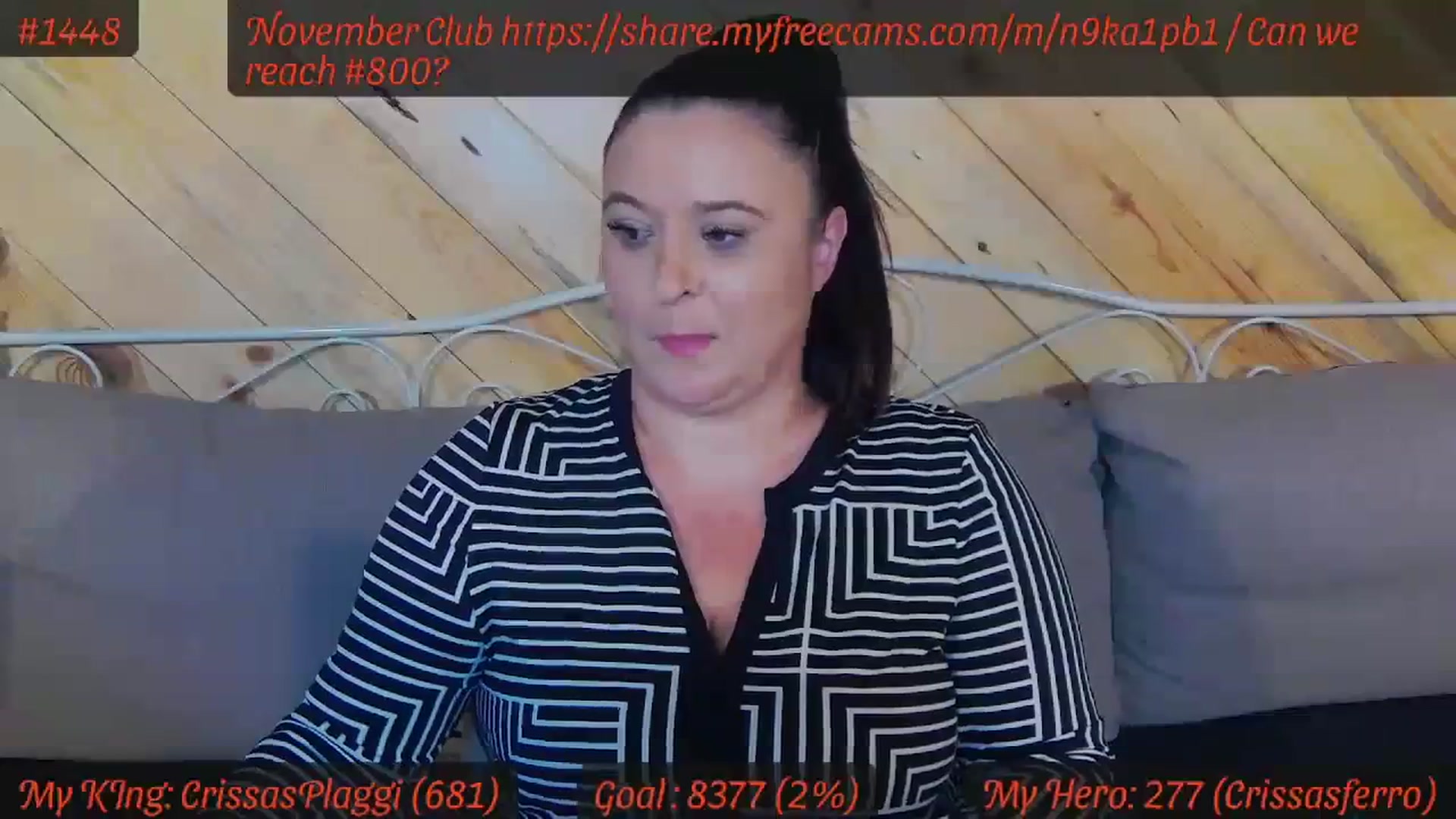 Gallery image thumbnail from SensualCrissa's myfreecams stream on, 11/08/2023, 13:17 image 17 of 20