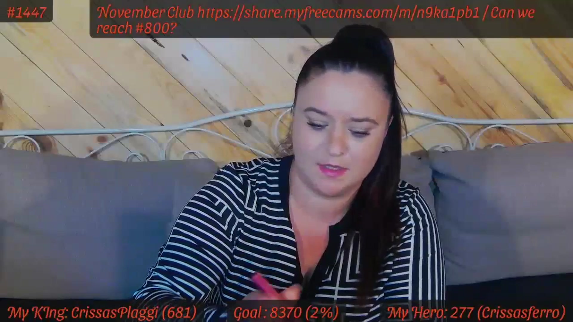 Gallery image thumbnail from SensualCrissa's myfreecams stream on, 11/08/2023, 13:17 image 19 of 20