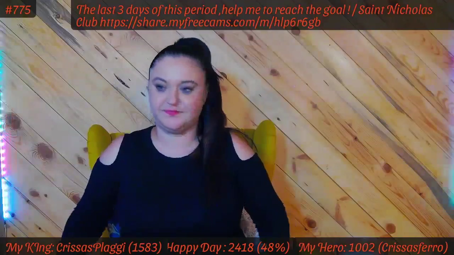 Gallery image thumbnail from SensualCrissa's myfreecams stream on, 11/27/2023, 13:12 image 17 of 20