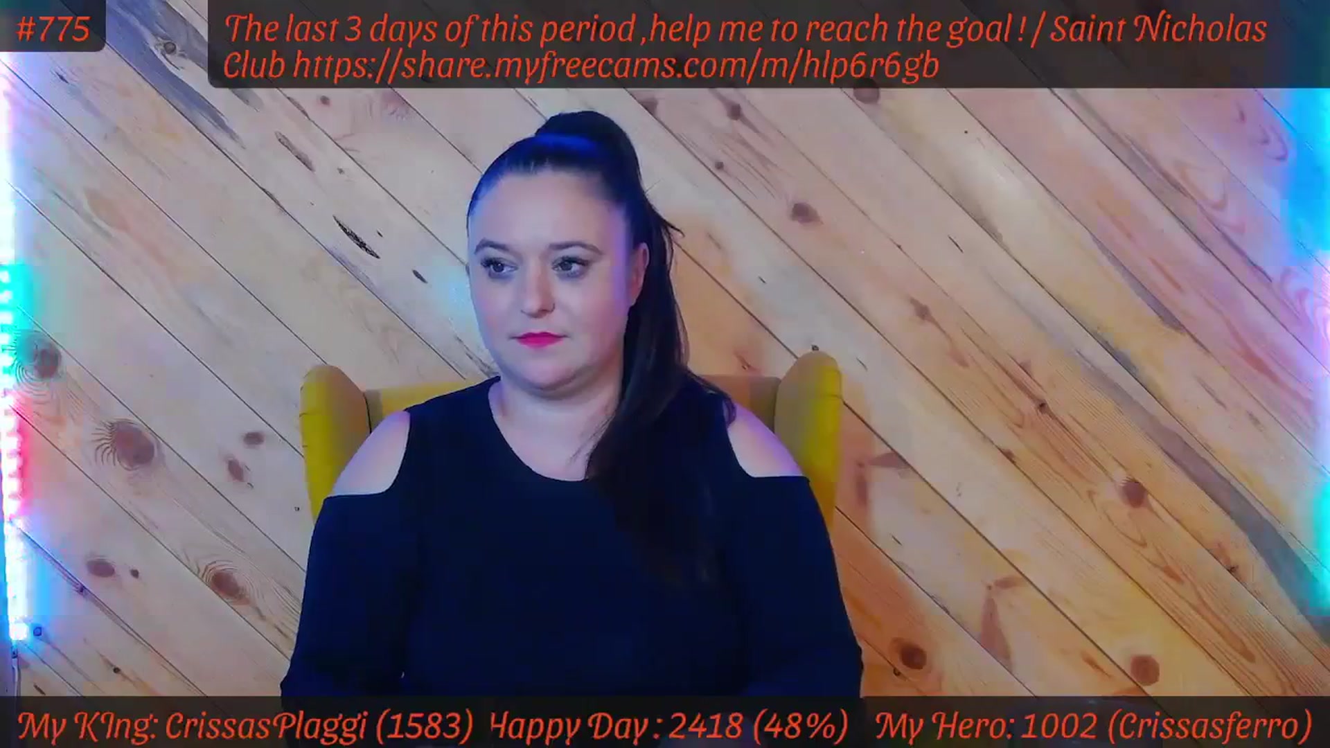 Gallery image thumbnail from SensualCrissa's myfreecams stream on, 11/27/2023, 13:12 image 16 of 20