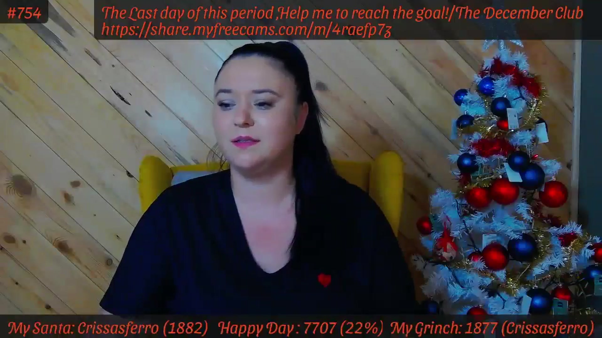 Gallery image thumbnail from SensualCrissa's myfreecams stream on, 12/15/2023, 08:33 image 9 of 20