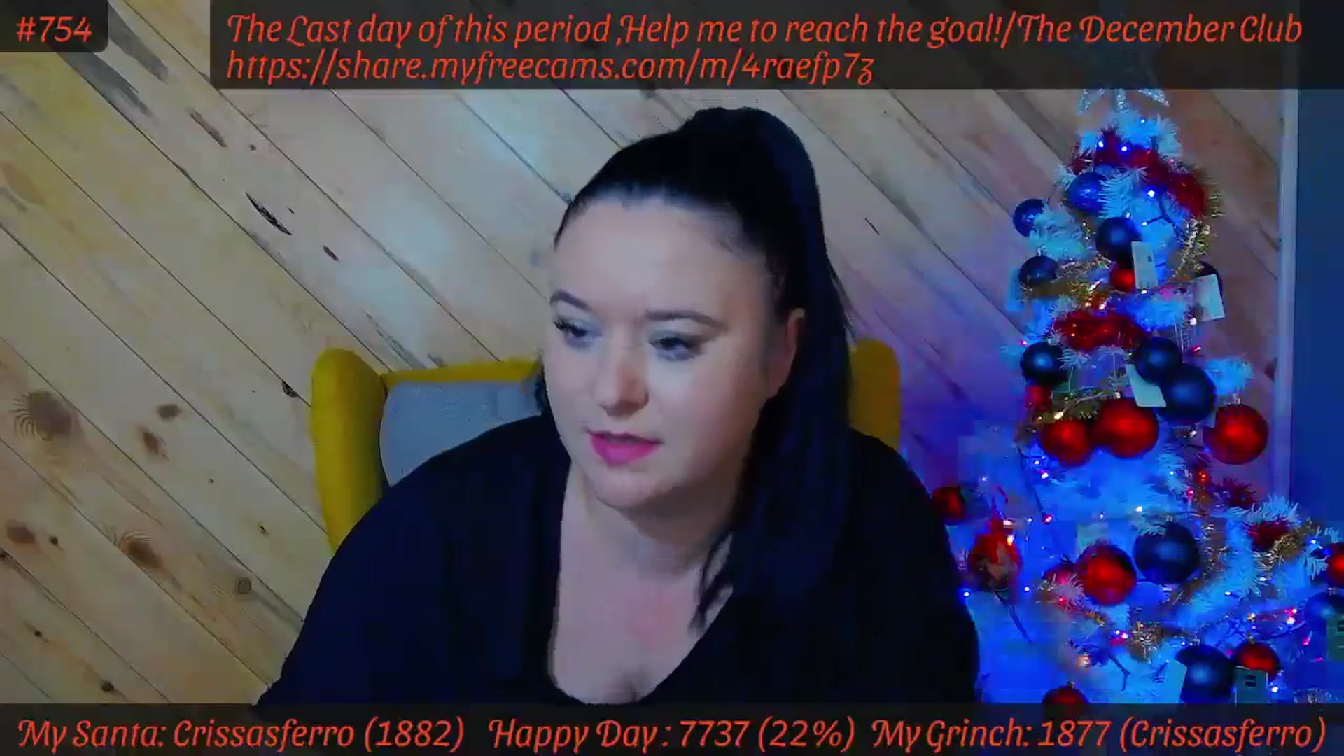 Gallery image thumbnail from SensualCrissa's myfreecams stream on, 12/15/2023, 08:33 image 3 of 20