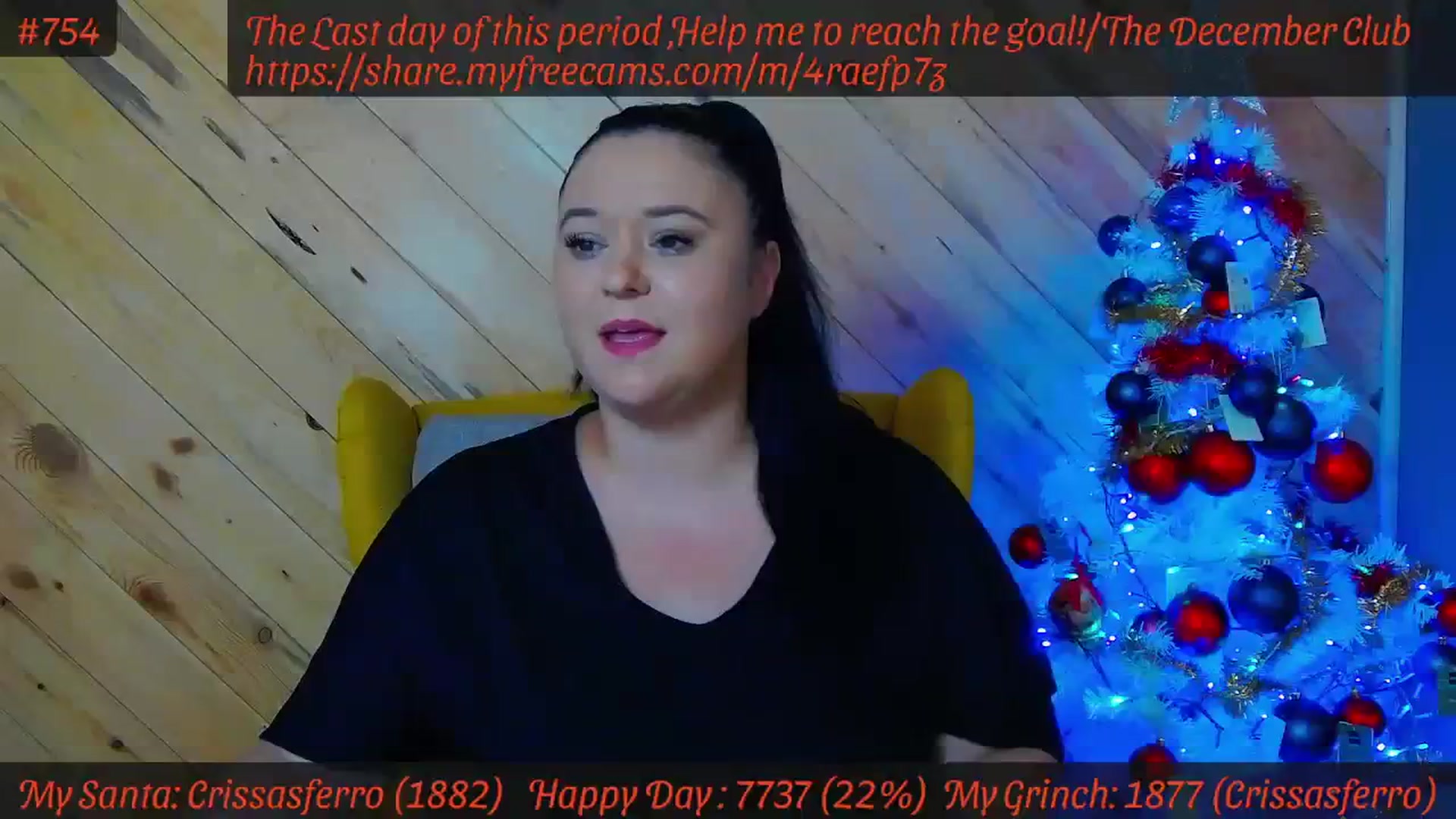 Gallery image thumbnail from SensualCrissa's myfreecams stream on, 12/15/2023, 08:33 image 1 of 20