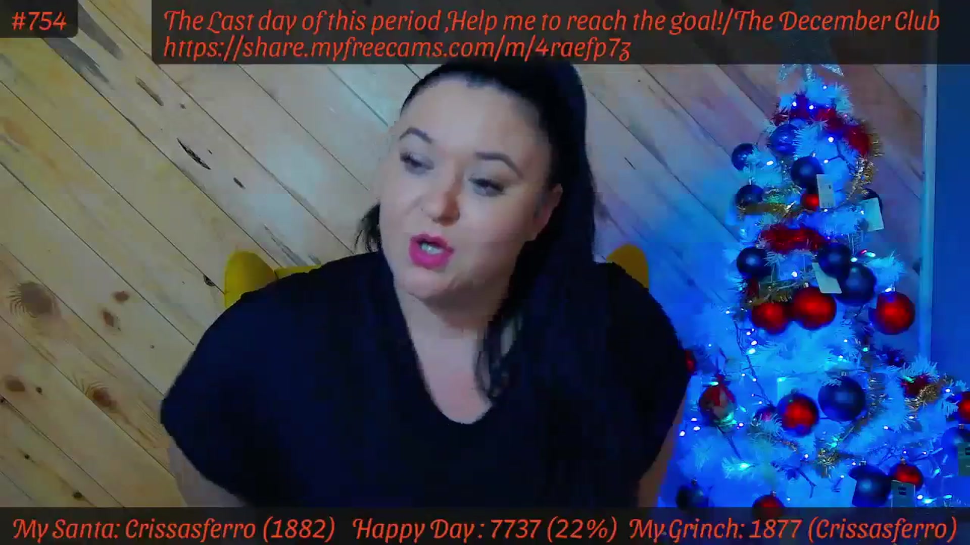 Gallery image thumbnail from SensualCrissa's myfreecams stream on, 12/15/2023, 08:33 image 4 of 20