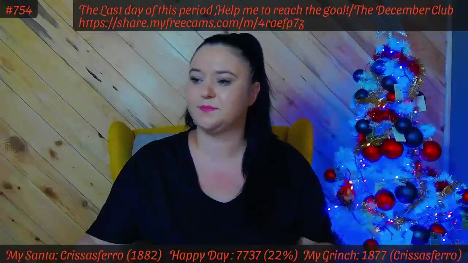 Gallery image thumbnail from SensualCrissa's myfreecams stream on, 12/15/2023, 08:33 image 2 of 20