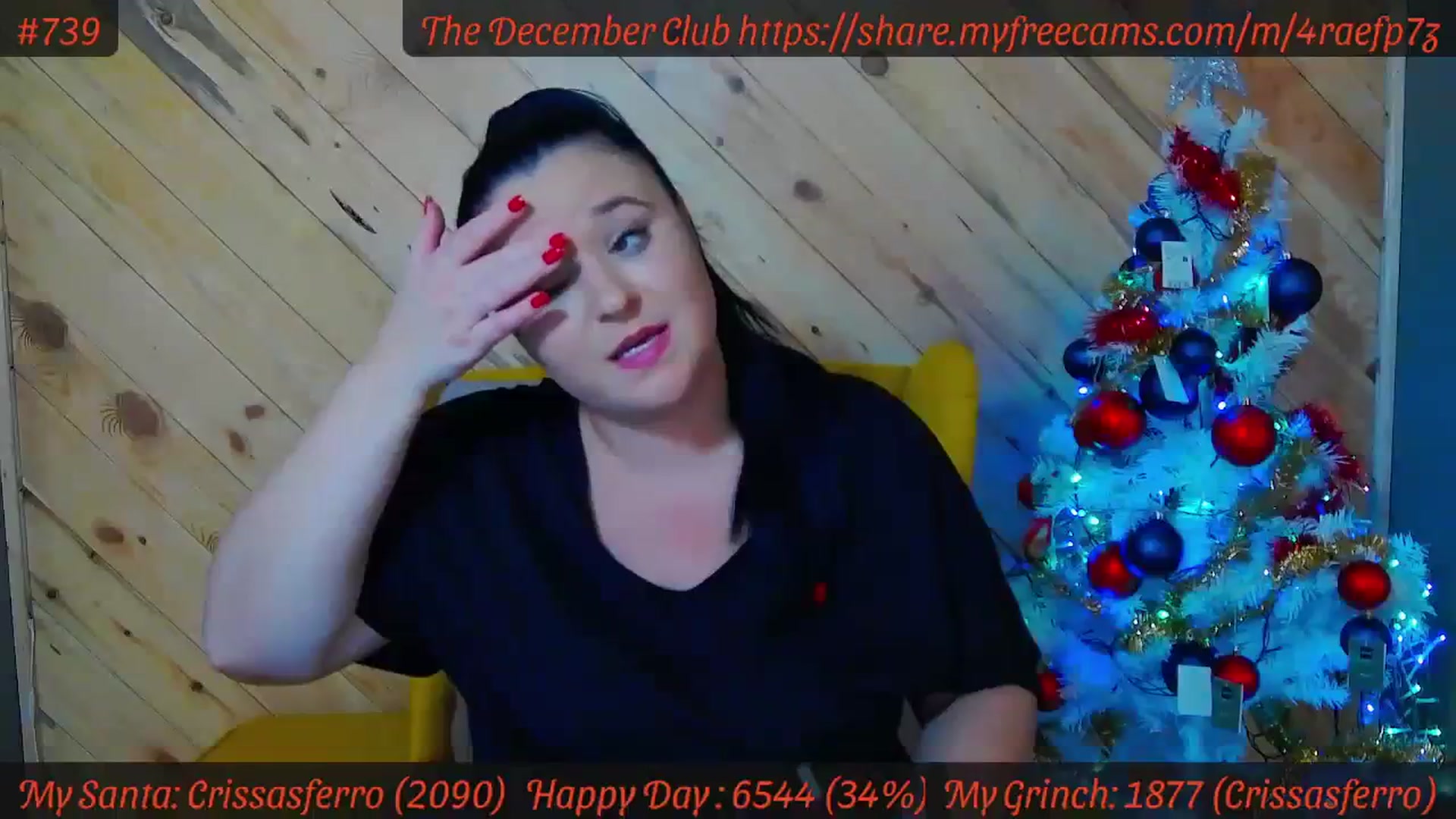 Gallery image thumbnail from SensualCrissa's myfreecams stream on, 12/15/2023, 13:01 image 9 of 20