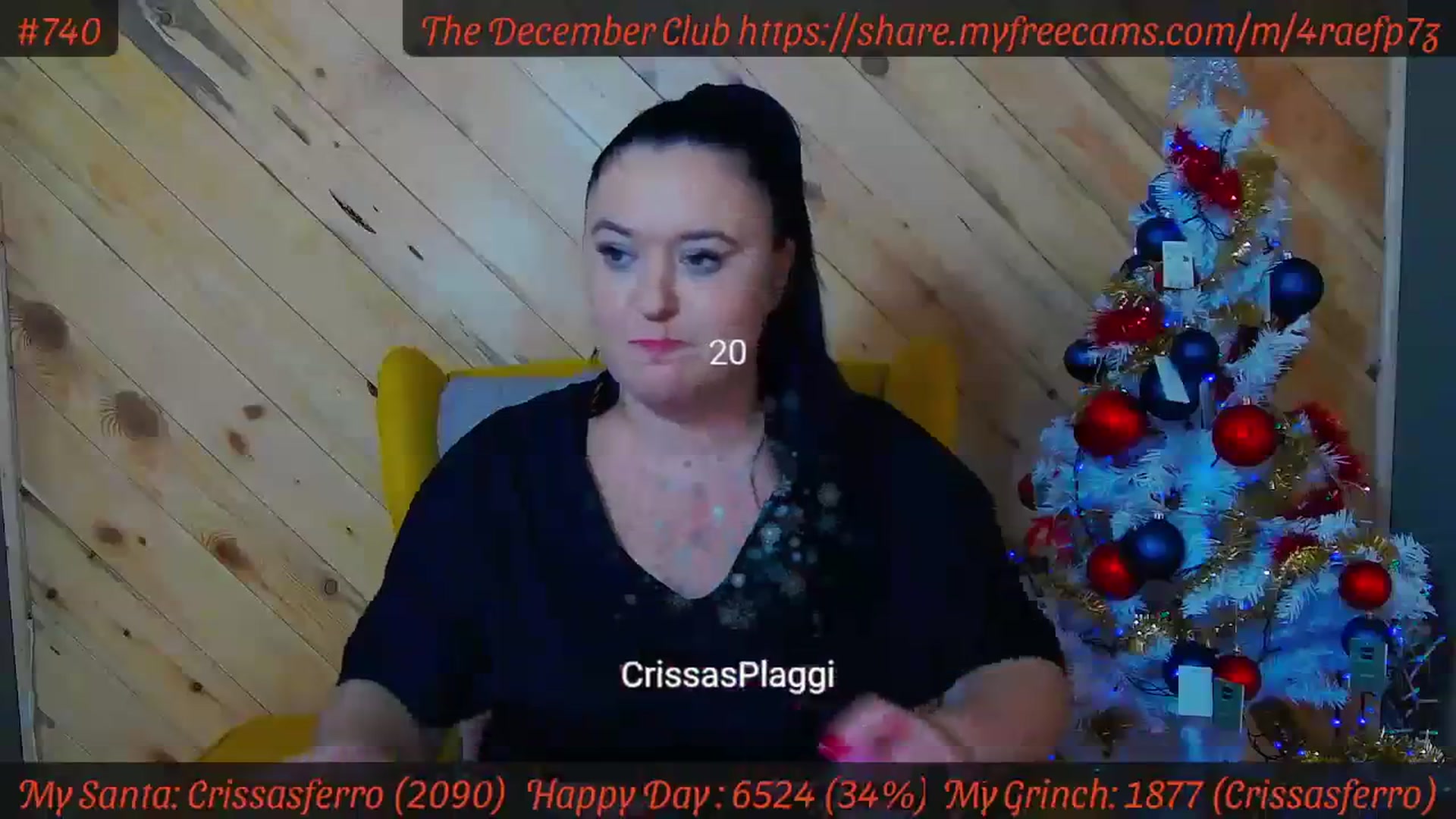 Gallery image thumbnail from SensualCrissa's myfreecams stream on, 12/15/2023, 13:01 image 14 of 20