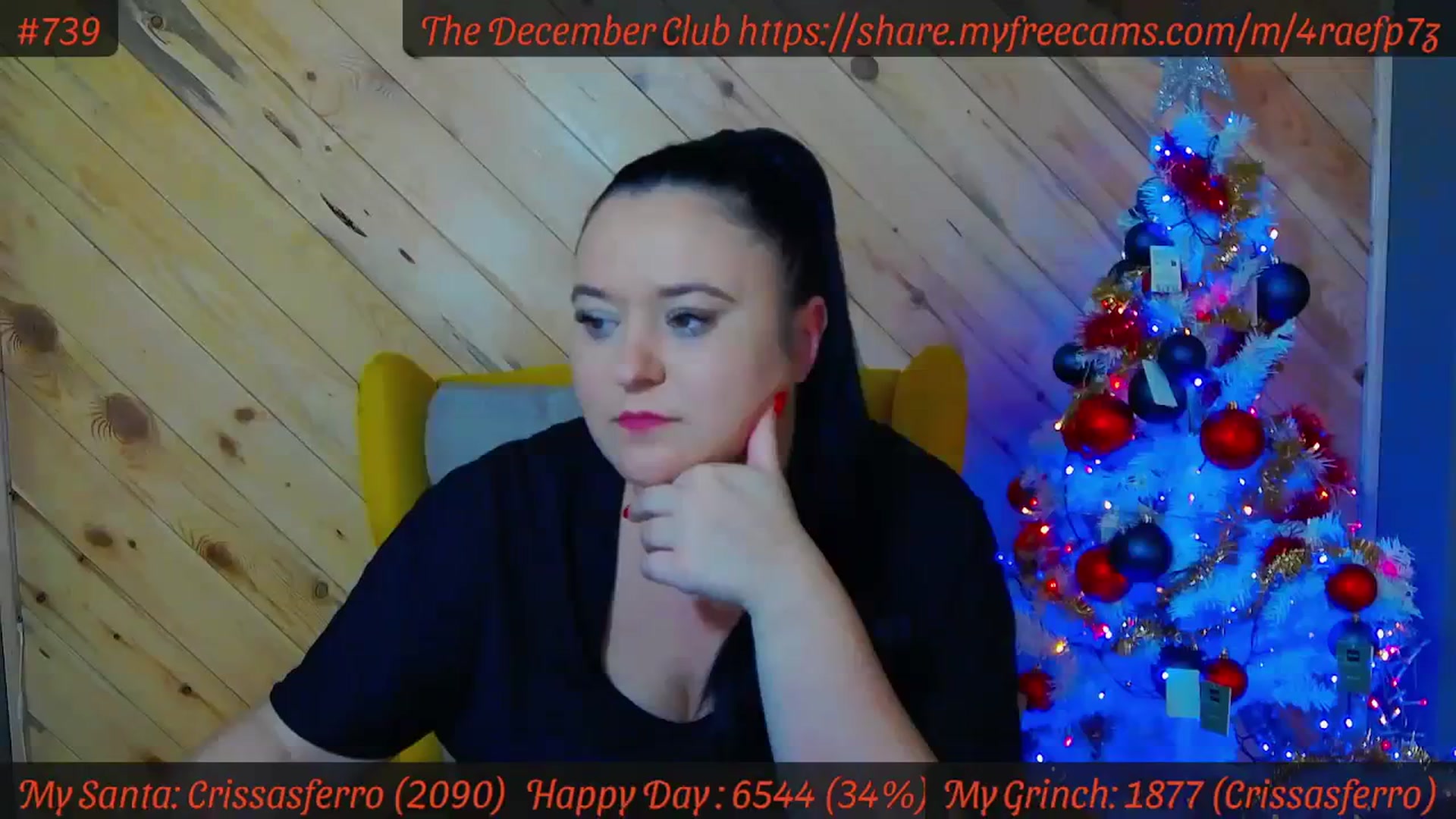 Gallery image thumbnail from SensualCrissa's myfreecams stream on, 12/15/2023, 13:01 image 6 of 20