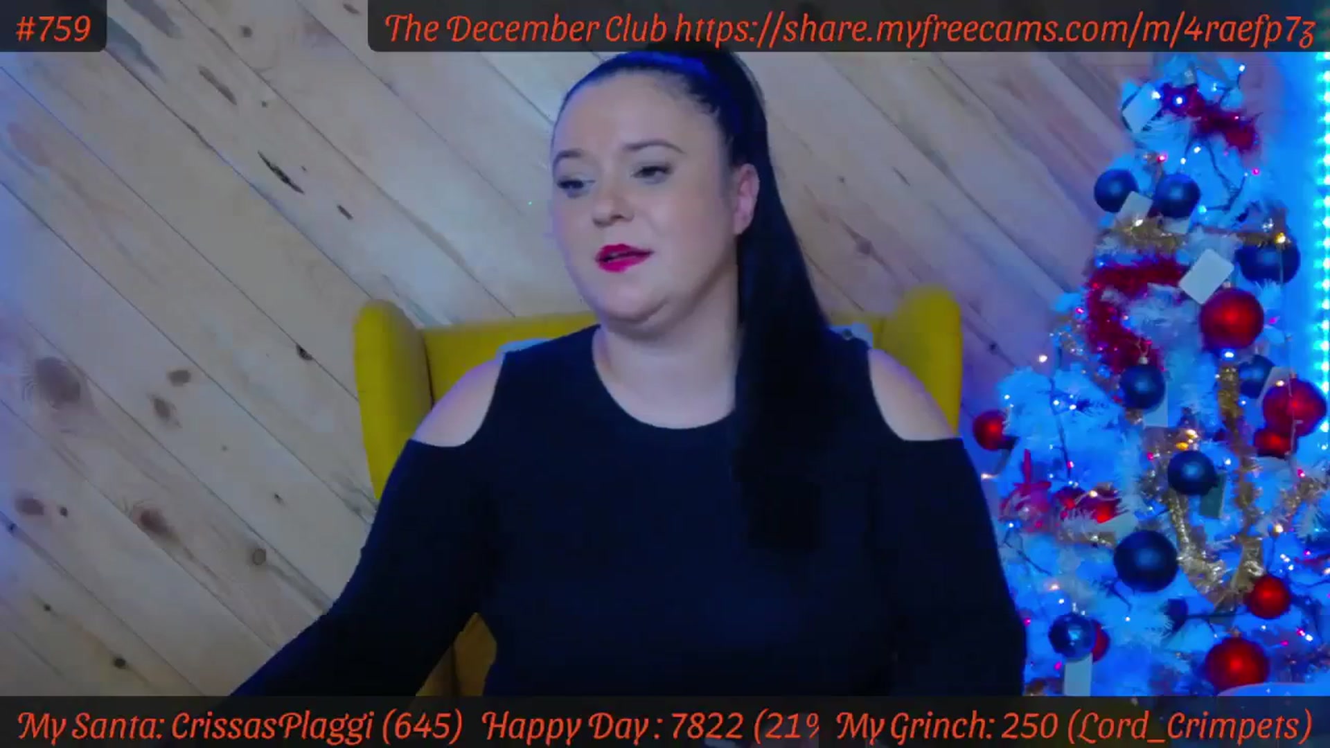 Gallery image thumbnail from SensualCrissa's myfreecams stream on, 12/22/2023, 13:12 image 8 of 20