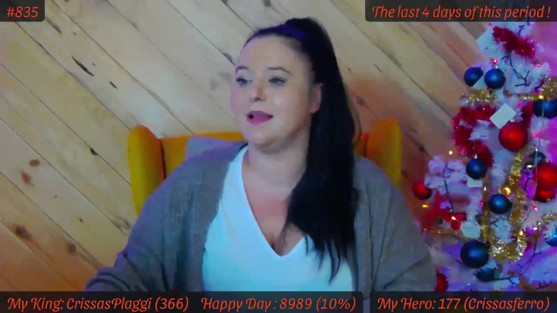 Gallery image thumbnail from SensualCrissa's myfreecams stream on, 12/27/2023, 13:08 image 13 of 20
