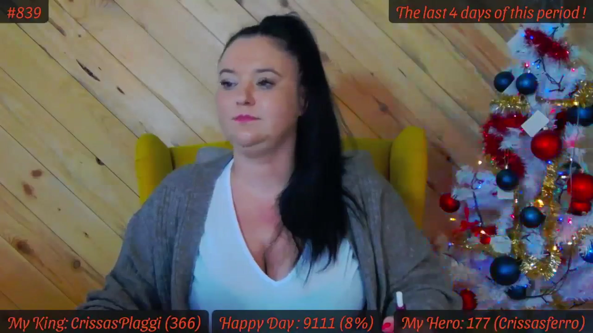 Gallery image thumbnail from SensualCrissa's myfreecams stream on, 12/27/2023, 13:08 image 8 of 20