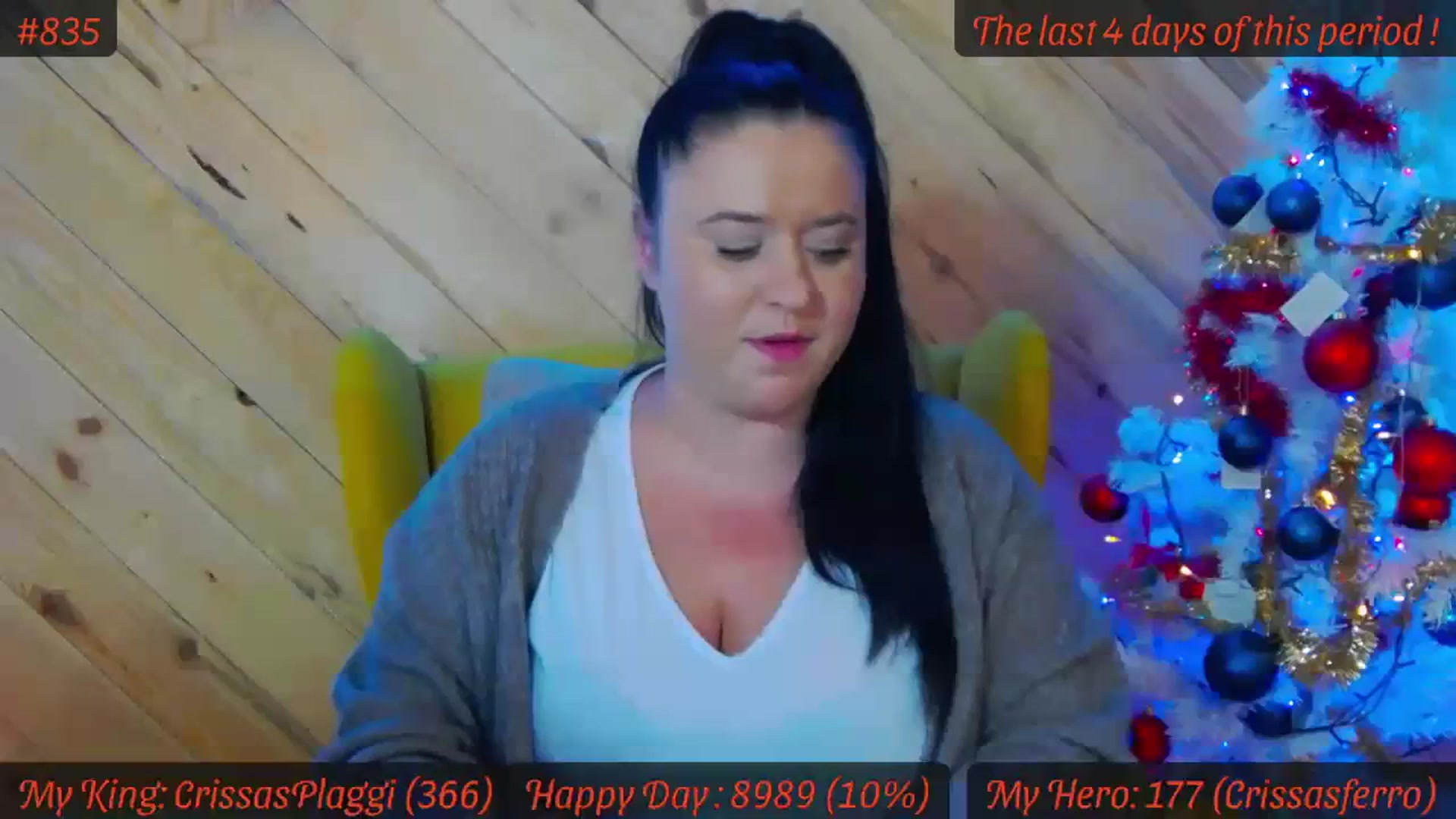 Gallery image thumbnail from SensualCrissa's myfreecams stream on, 12/27/2023, 13:08 image 12 of 20