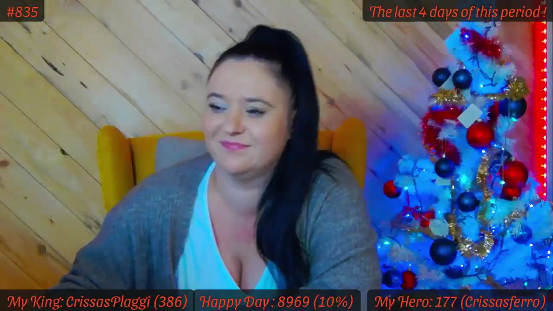 Gallery image thumbnail from SensualCrissa's myfreecams stream on, 12/27/2023, 13:08 image 18 of 20