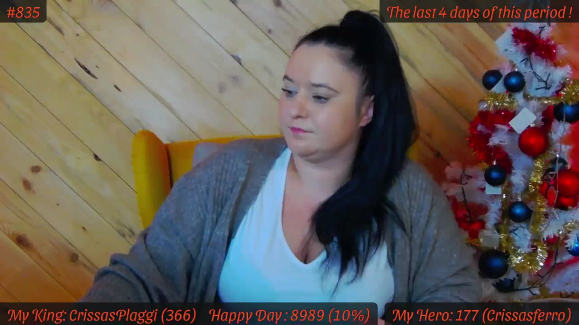 Gallery image thumbnail from SensualCrissa's myfreecams stream on, 12/27/2023, 13:08 image 10 of 20