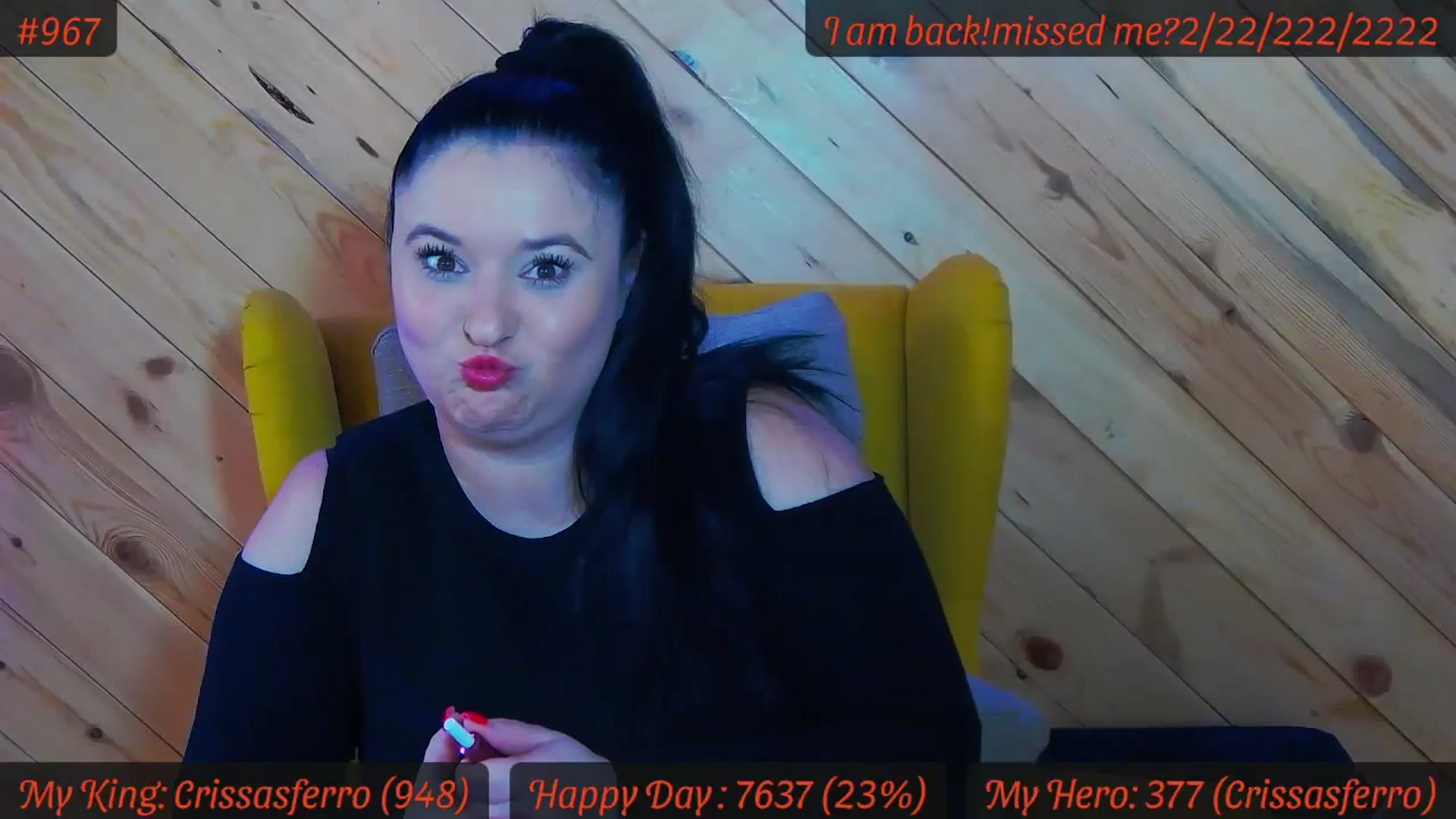 Gallery image thumbnail from SensualCrissa's myfreecams stream on, 01/24/2024, 13:18 image 5 of 20