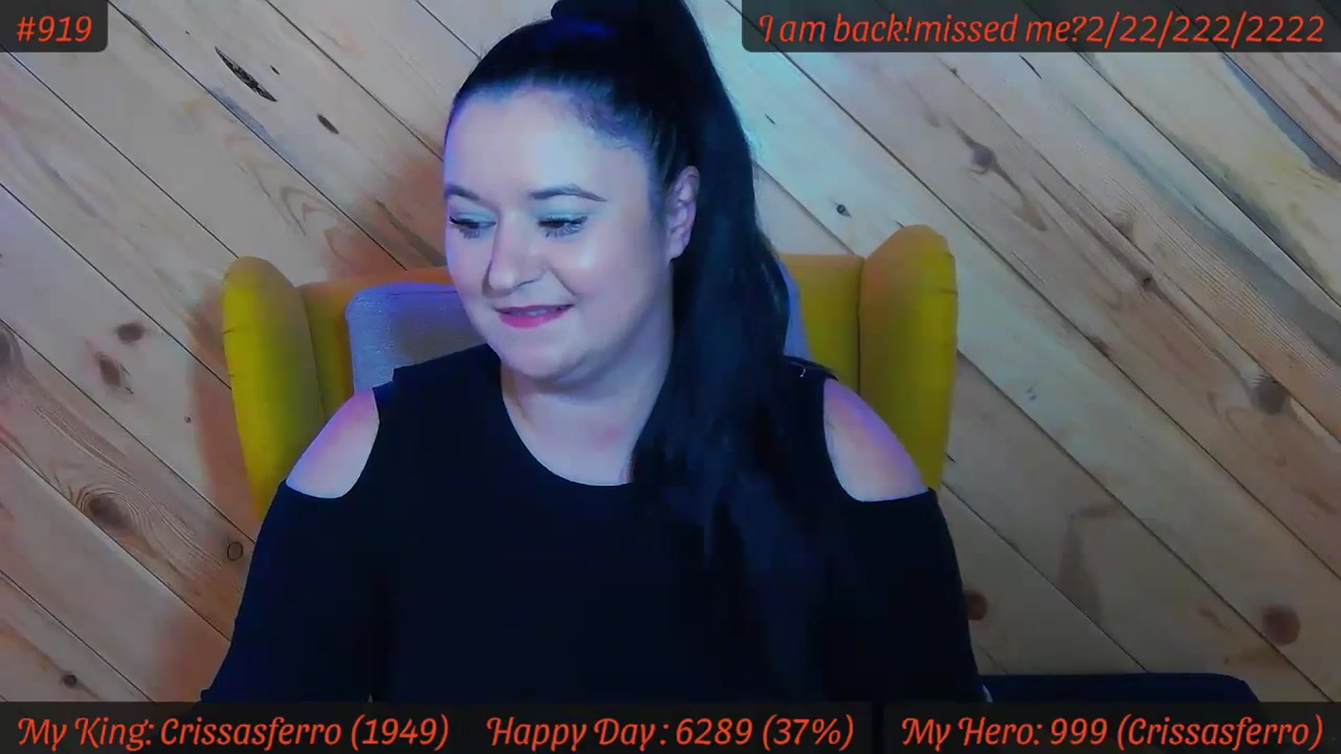 Gallery image thumbnail from SensualCrissa's myfreecams stream on, 01/24/2024, 13:18 image 19 of 20