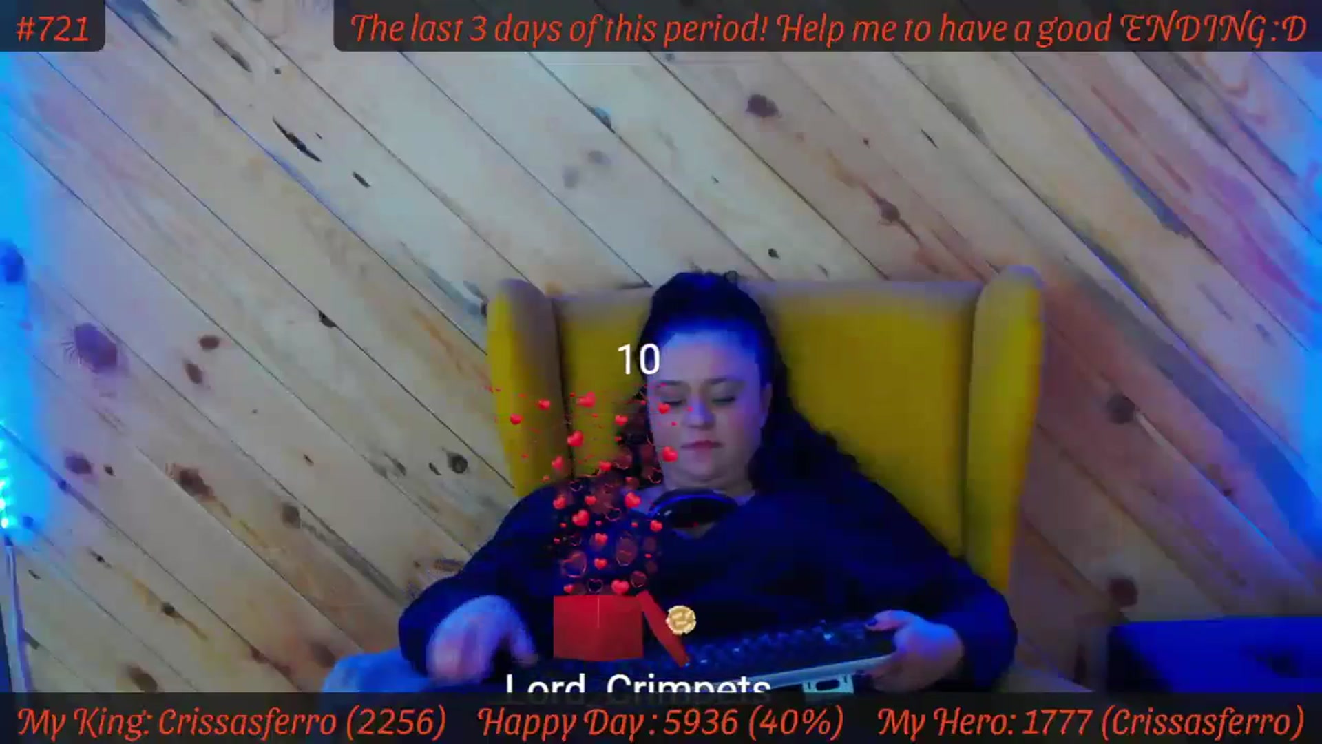 Gallery image thumbnail from SensualCrissa's myfreecams stream on, 02/27/2024, 13:05 image 7 of 20