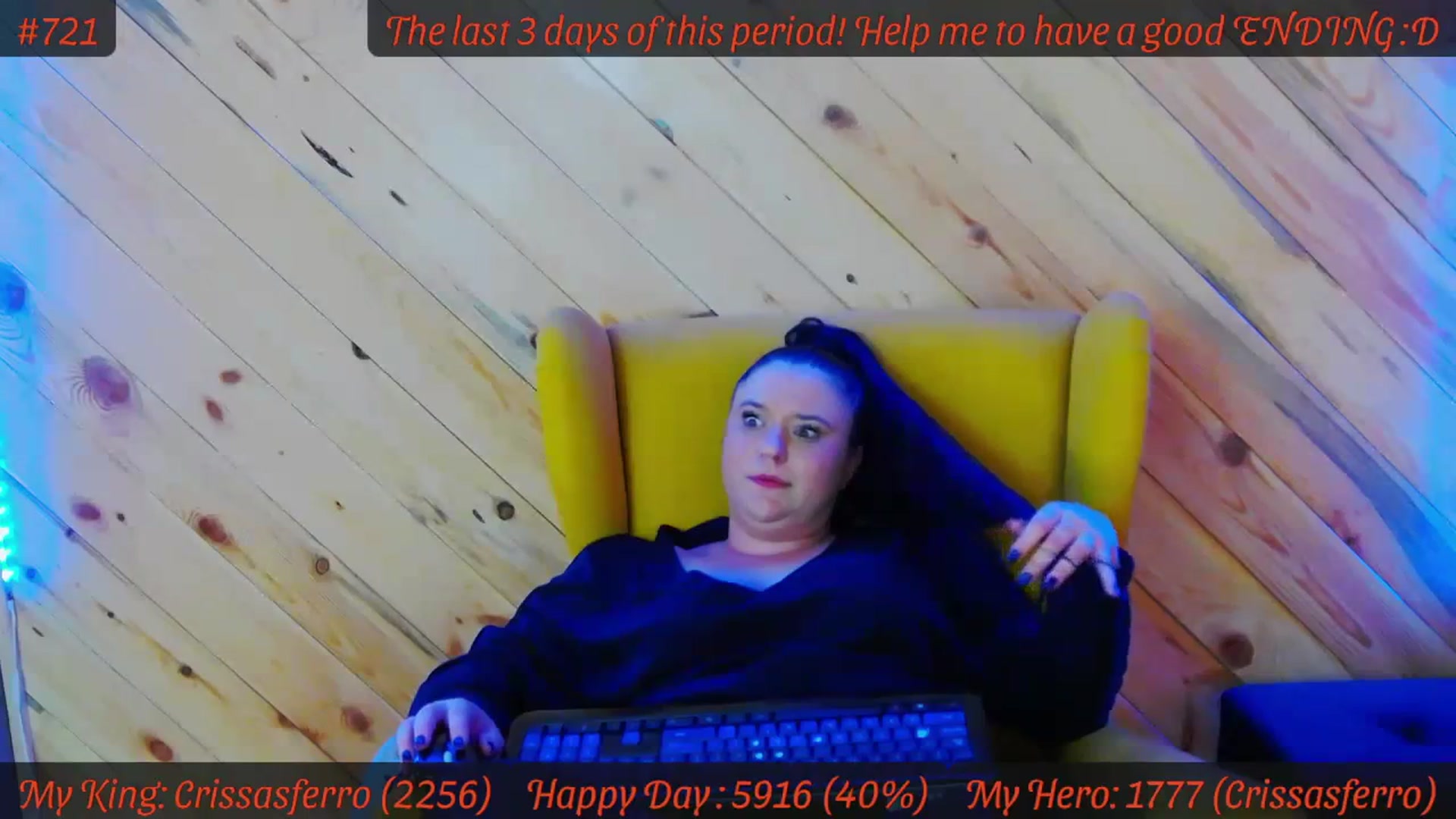Gallery image thumbnail from SensualCrissa's myfreecams stream on, 02/27/2024, 13:05 image 9 of 20